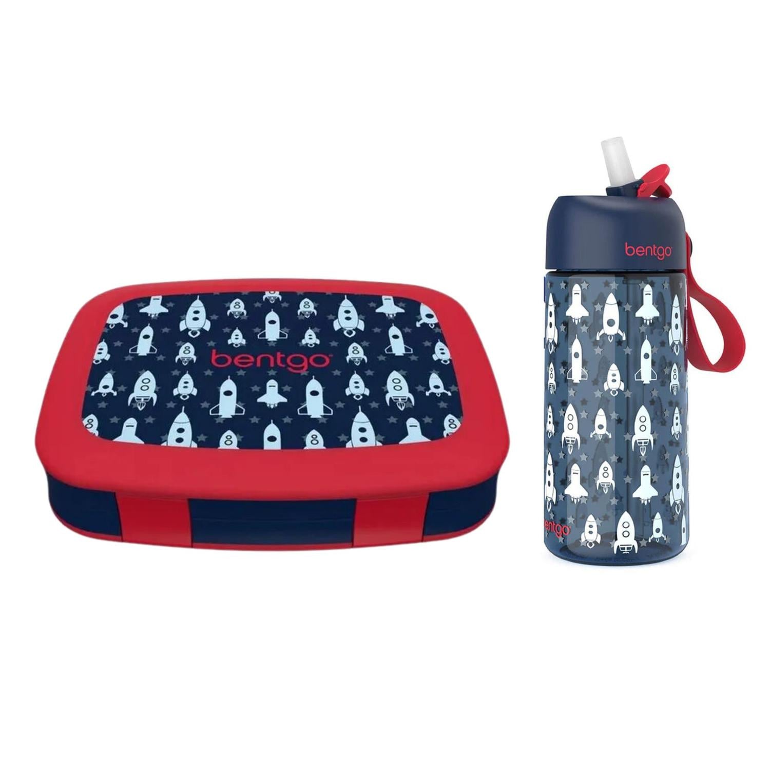 SET TOMATODO Y LONCHERA BENTGO KIDS - COHETES - 1