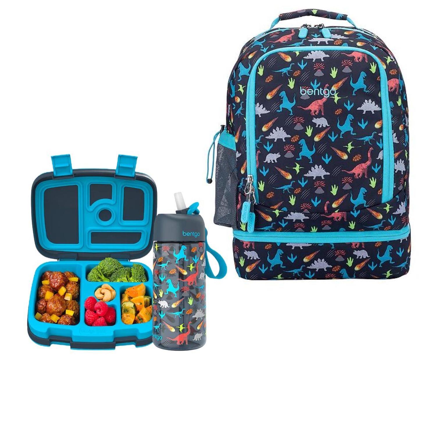 SET BENTGO MOCHILA 2 EN 1, LONCHERA Y TOMATODO - DINOSAURIO - 3