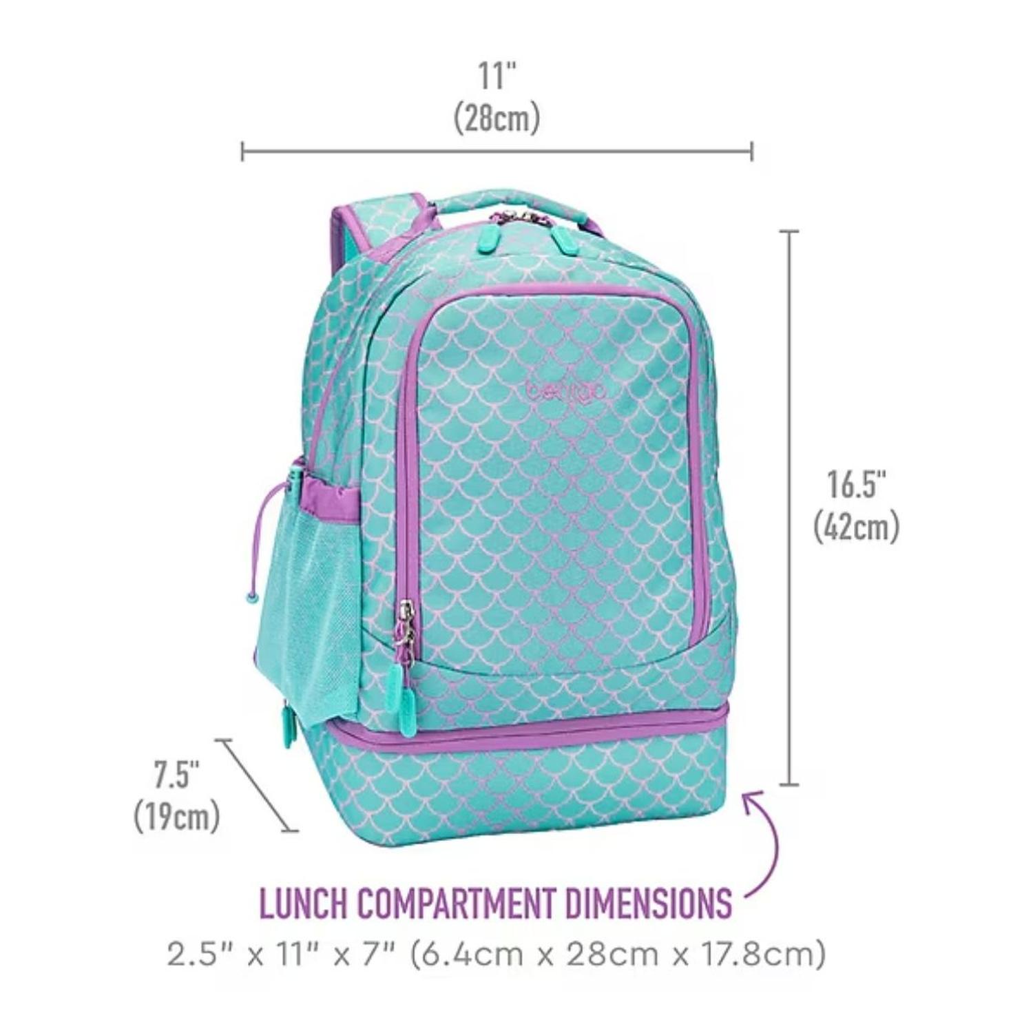SET MOCHILA 2 EN 1 Y LONCHERA BENTGO KIDS - SIRENITA - 2