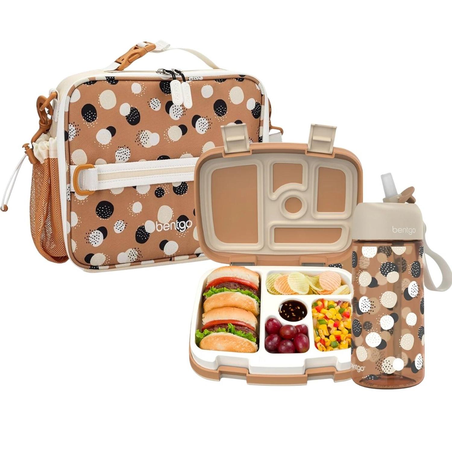 SET BENTGO LONCHERA, PORTA LONCHERA Y TOMATODO WHIMSY Y WONDER - DOTS - 1