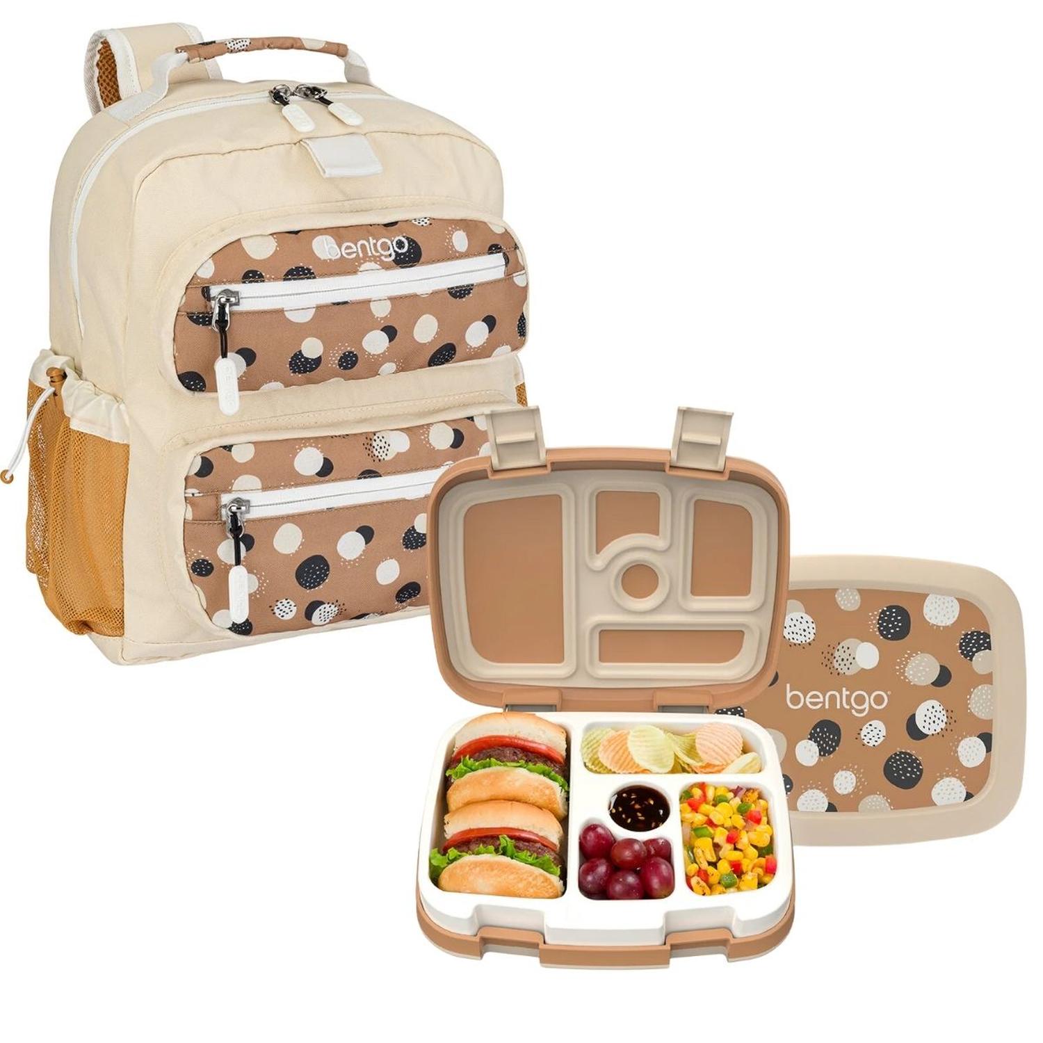 SET LONCHERA Y MOCHILA ESCOLAR BENTGO KIDS WHIMSY Y WONDER - DOTS - 1