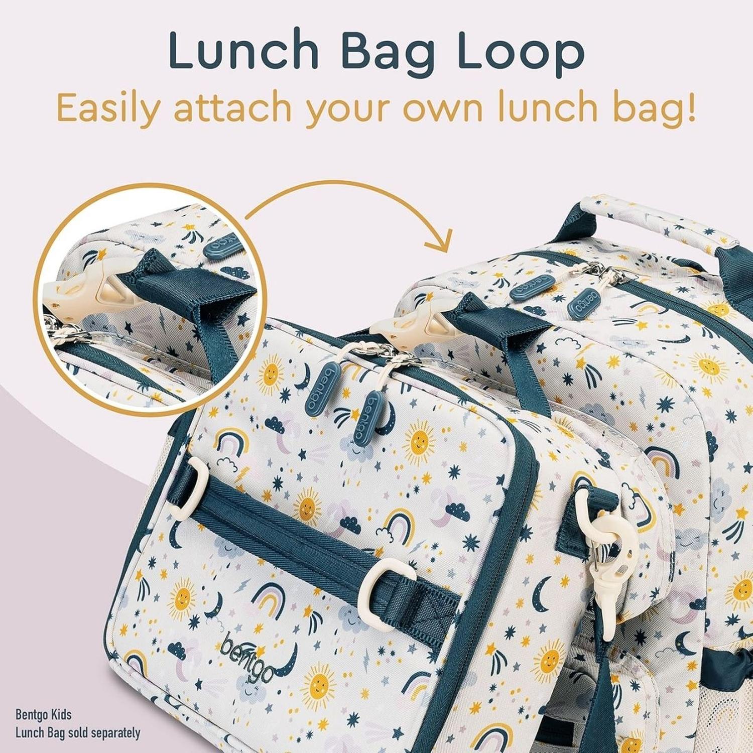 SET BENTGO MOCHILA ESCOLAR, LONCHERA Y PORTA LONCHERA - FRIENDLY SKY - 2