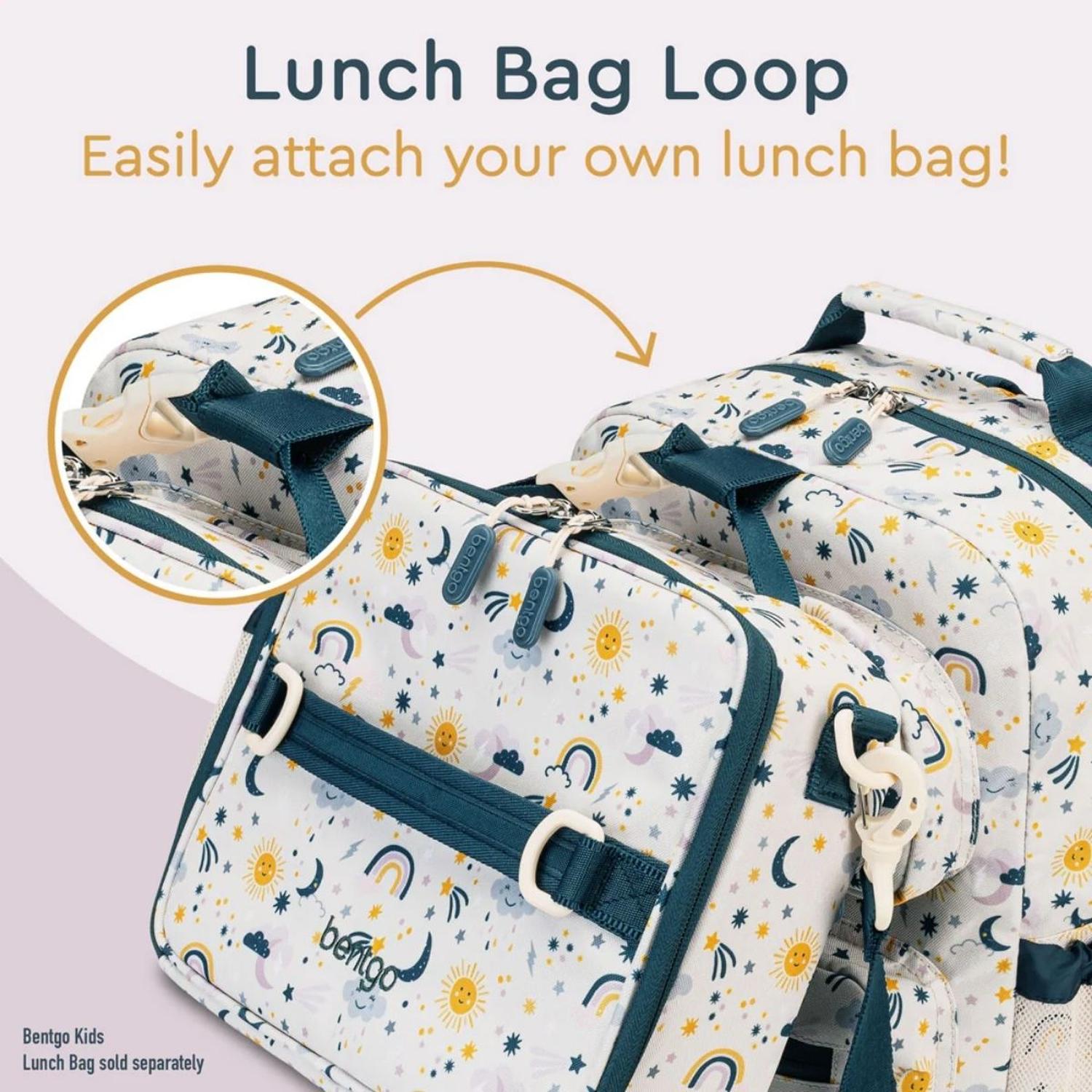 SET BENTGO MOCHILA ESCOLAR, LONCHERA Y PORTA LONCHERA - FRIENDLY SKY - 4