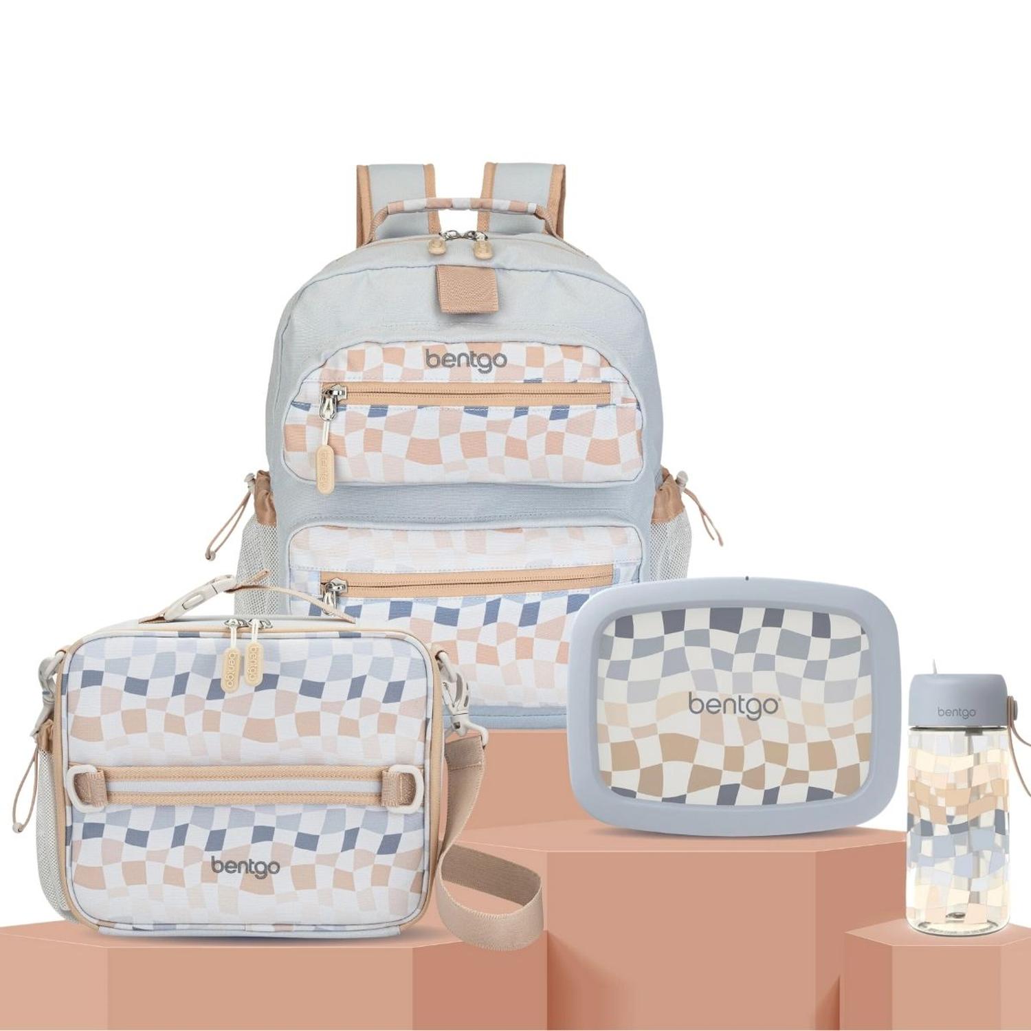 SET BENTGO MOCHILA ESCOLAR, LONCHERA, PORTA LONCHERA Y TOMATODO WHIMSY Y WONDER - GRADIENT - 1