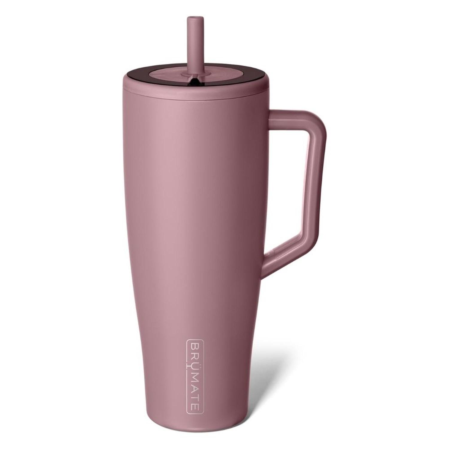 TUMBLER VASO AISLADO BRUMATE ERA A PRUEBA DE FUGAS CON TAPA Y PAJILLA 40 OZ - ROSA - 1