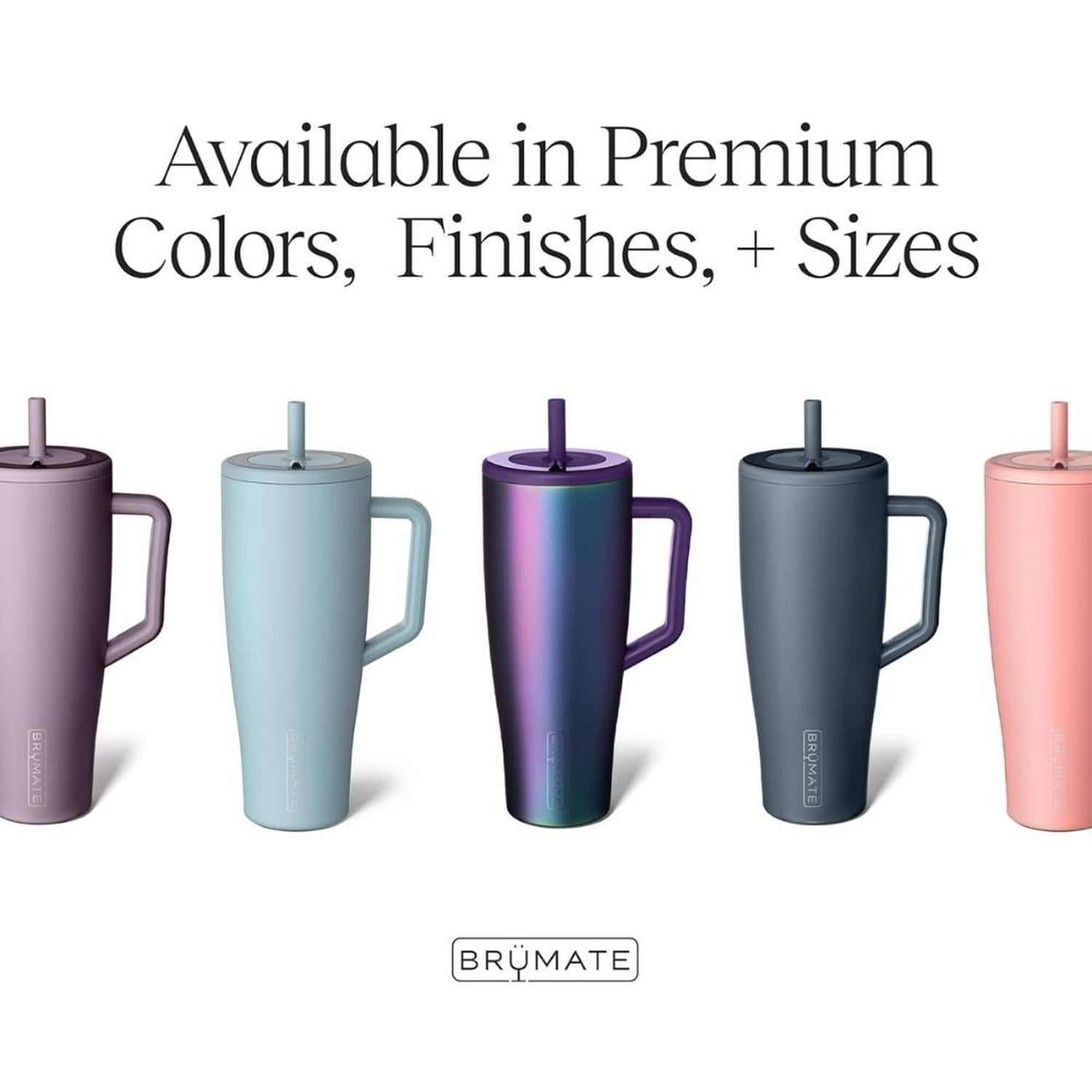 TUMBLER VASO AISLADO BRUMATE ERA A PRUEBA DE FUGAS CON TAPA Y PAJILLA 40 OZ - ROSA - 5