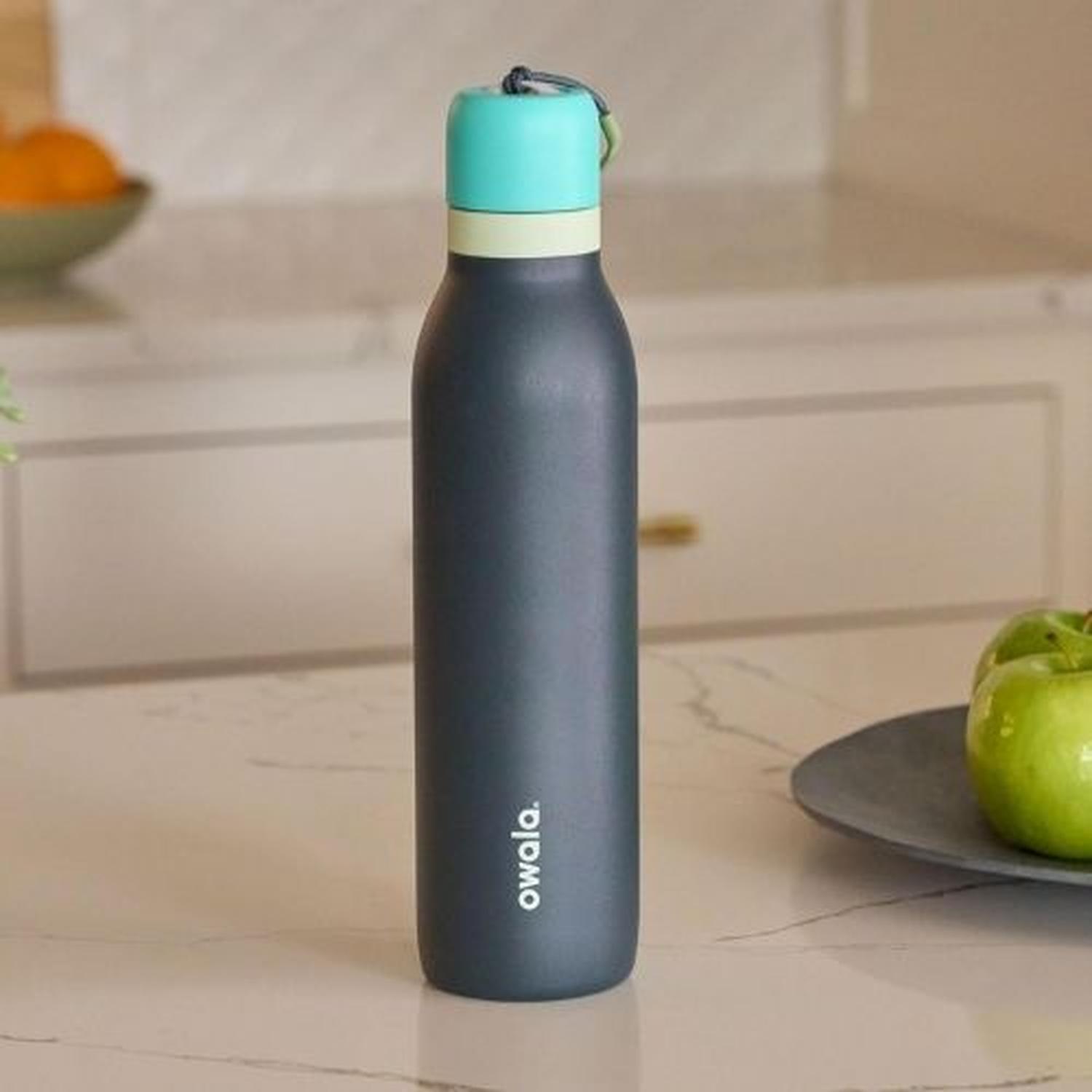 BOTELLA DE ACERO INOXIDABLE OWALA FREESIP TWIST 24 OZ - MAREA BRUMOSA - 2