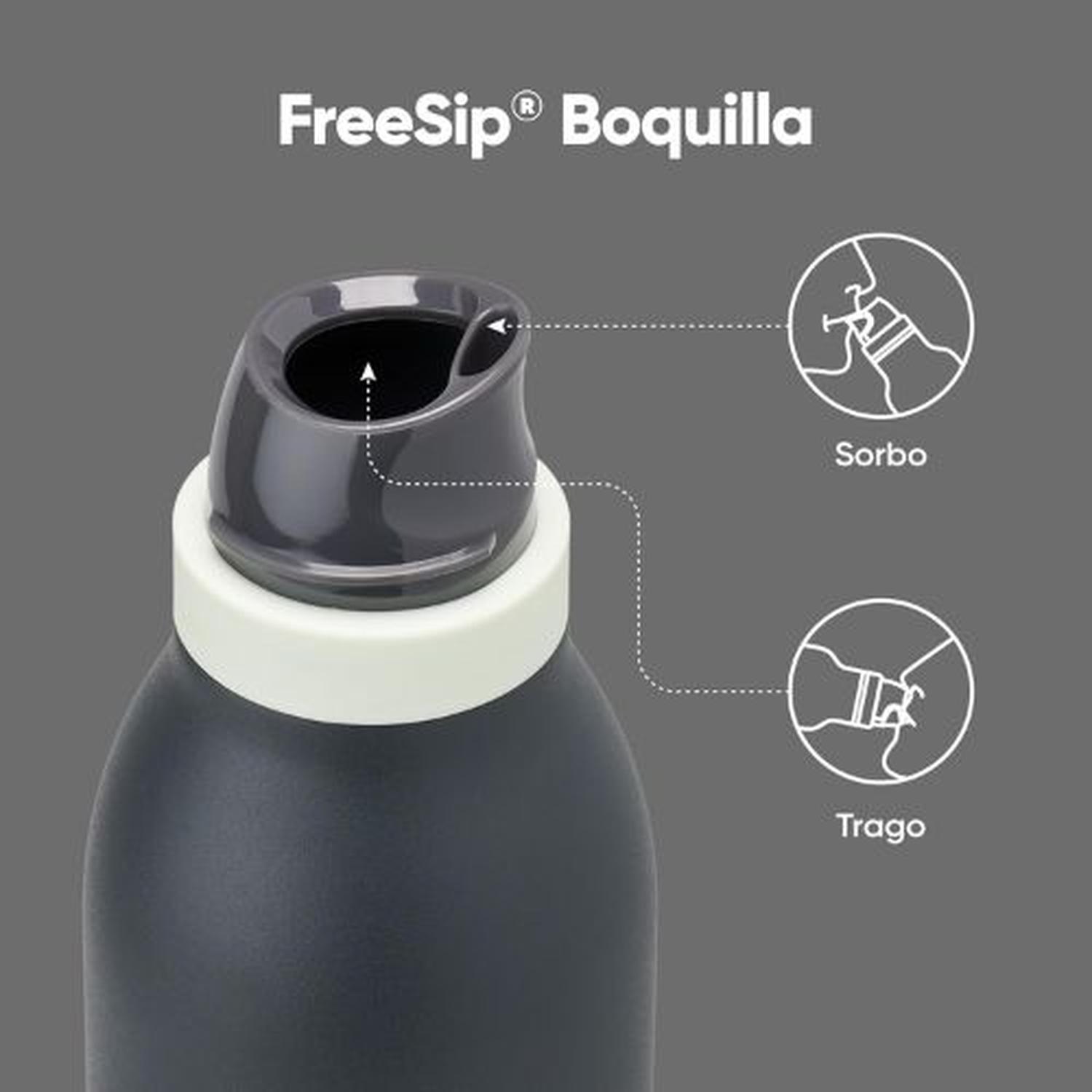BOTELLA DE ACERO INOXIDABLE OWALA FREESIP TWIST 24 OZ - MAREA BRUMOSA - 5