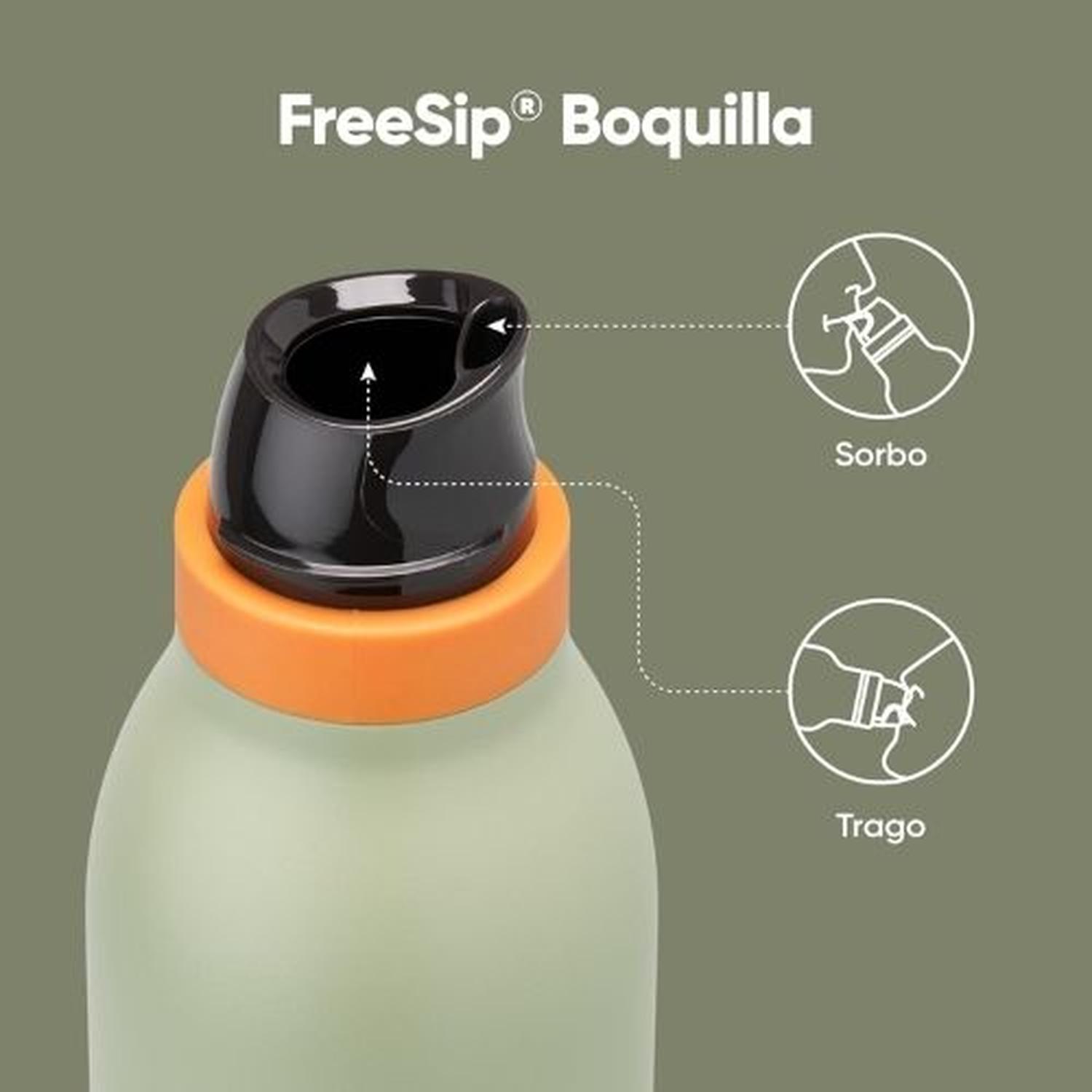 BOTELLA DE ACERO INOXIDABLE OWALA FREESIP TWIST 24 OZ - CAMO COOL - 4