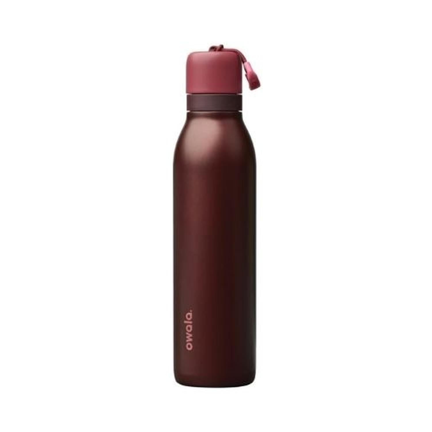 BOTELLA DE ACERO INOXIDABLE OWALA FREESIP TWIST 24 OZ - CEREZA NEGRA - 1