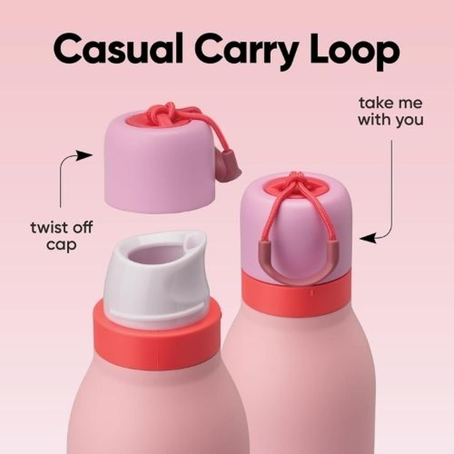 BOTELLA DE ACERO INOXIDABLE OWALA FREESIP TWIST 24 OZ - ANGEL FOOD CAKE - 4