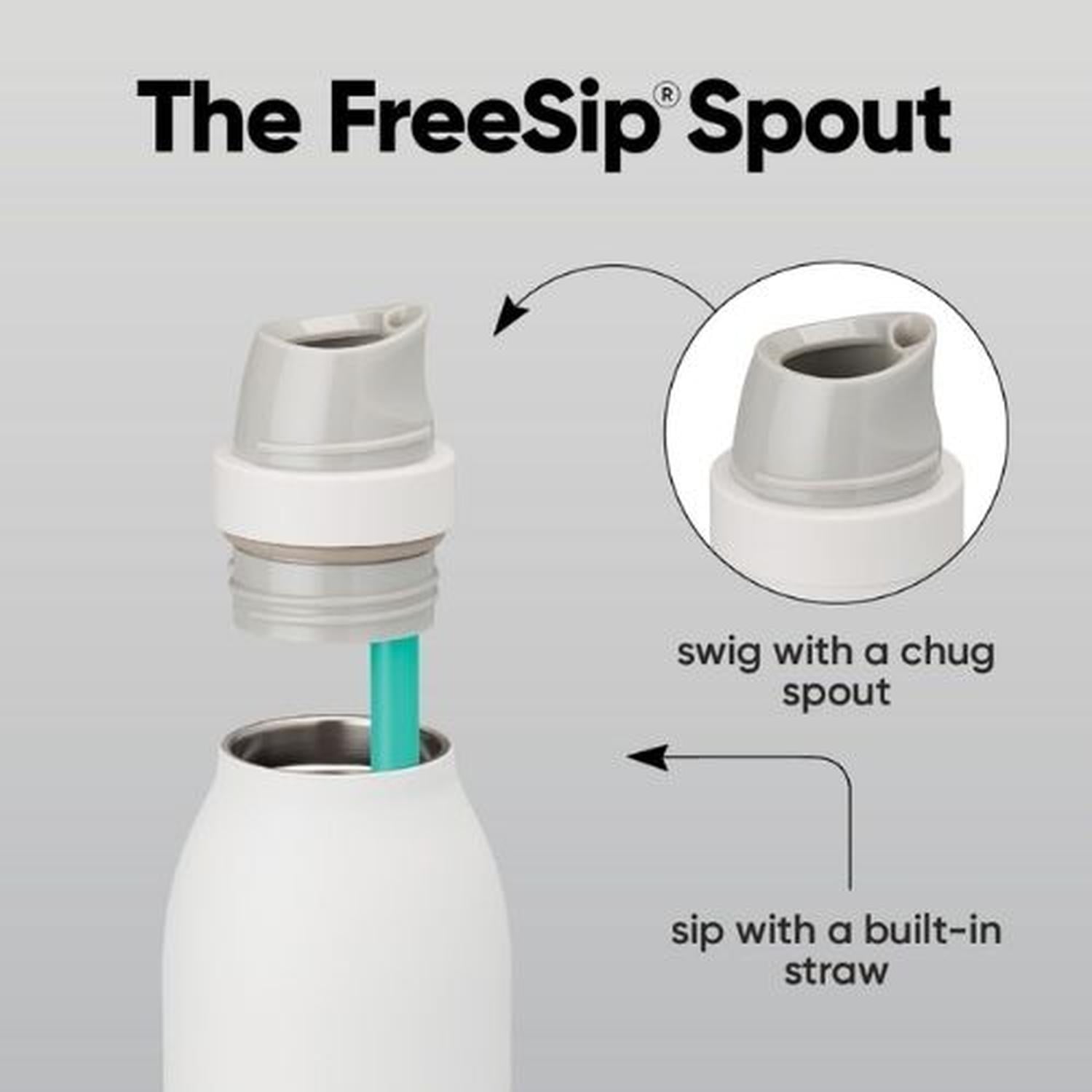 BOTELLA DE ACERO INOXIDABLE OWALA FREESIP TWIST 24 OZ - BUBBLE GUM - 3