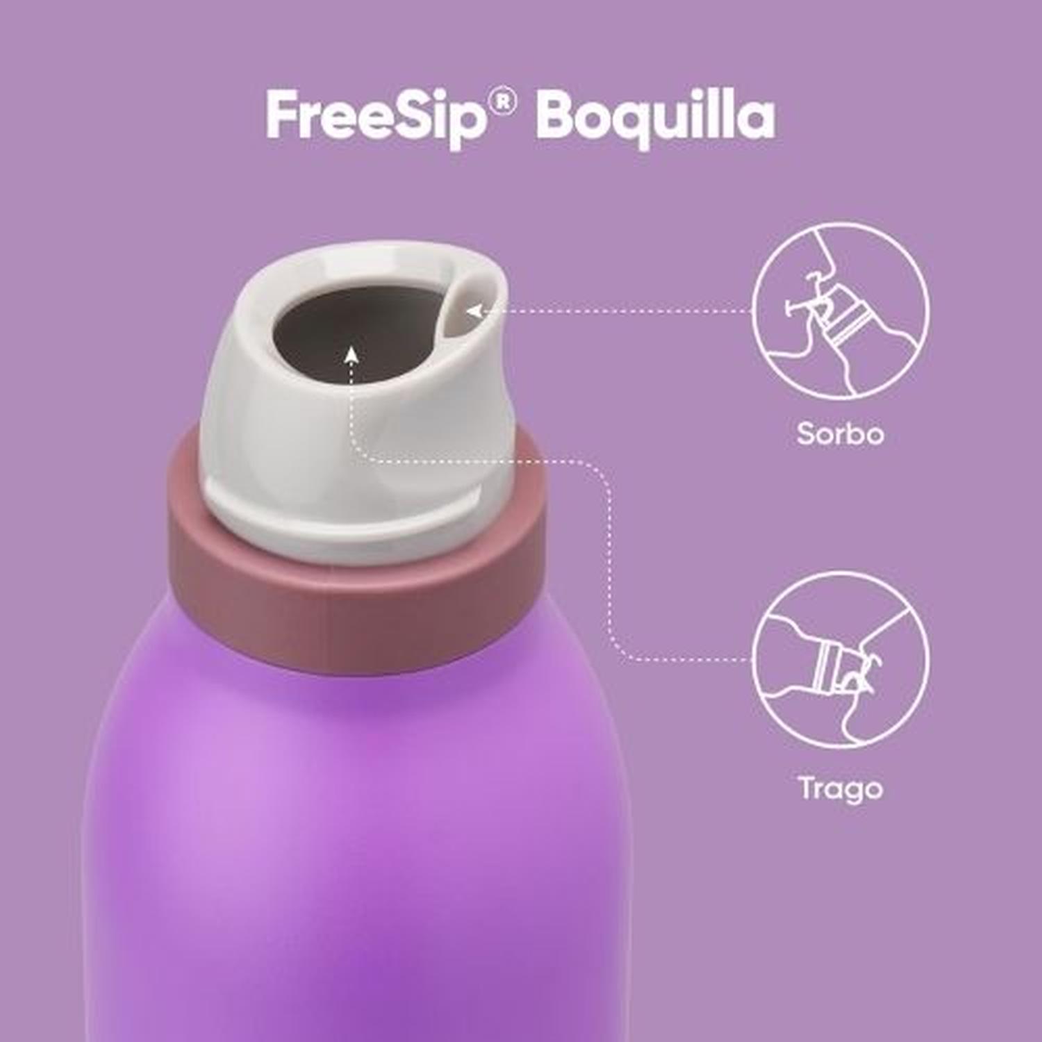 BOTELLA DE ACERO INOXIDABLE OWALA FREESIP TWIST 24 OZ - CALIFORNIA GRAPEVINE - 5