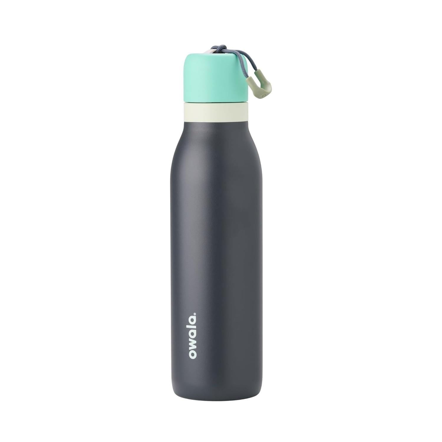 BOTELLA DE ACERO INOXIDABLE OWALA FREESIP TWIST 18 OZ -FOGGY TIDE - 1