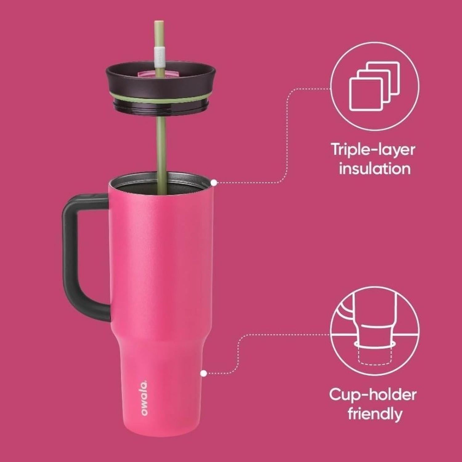 VASO TUMBLER OWALA 40 OZ - WATERMELON BREEZE - 2