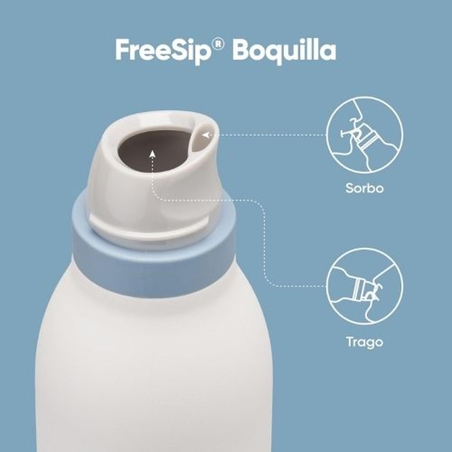 BOTELLA DE ACERO INOXIDABLE OWALA FREESIP TWIST 24 OZ - ICED BREEZE - 4