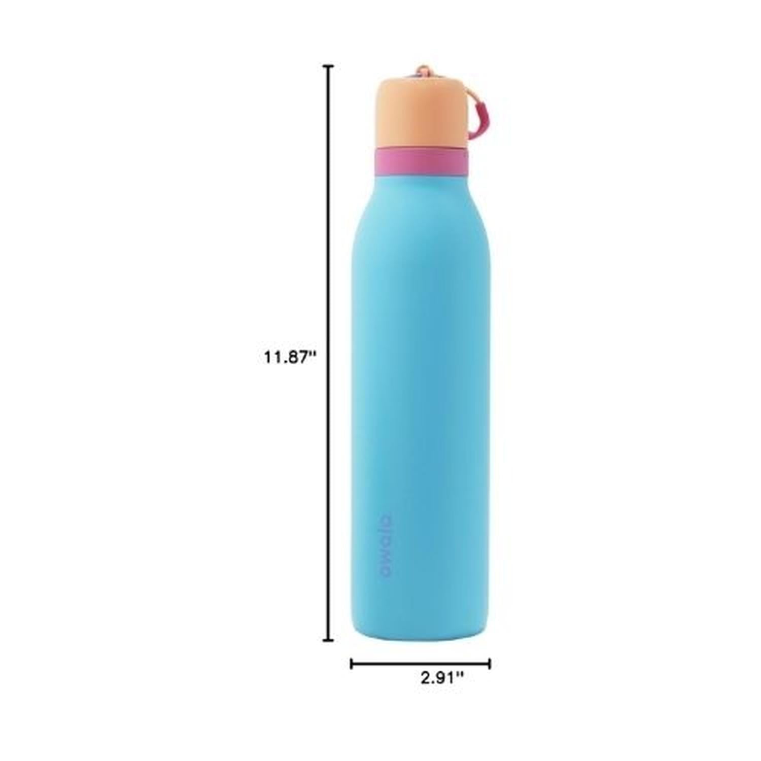 BOTELLA DE ACERO INOXIDABLE OWALA FREESIP TWIST 24 OZ - EN FLOR - 2