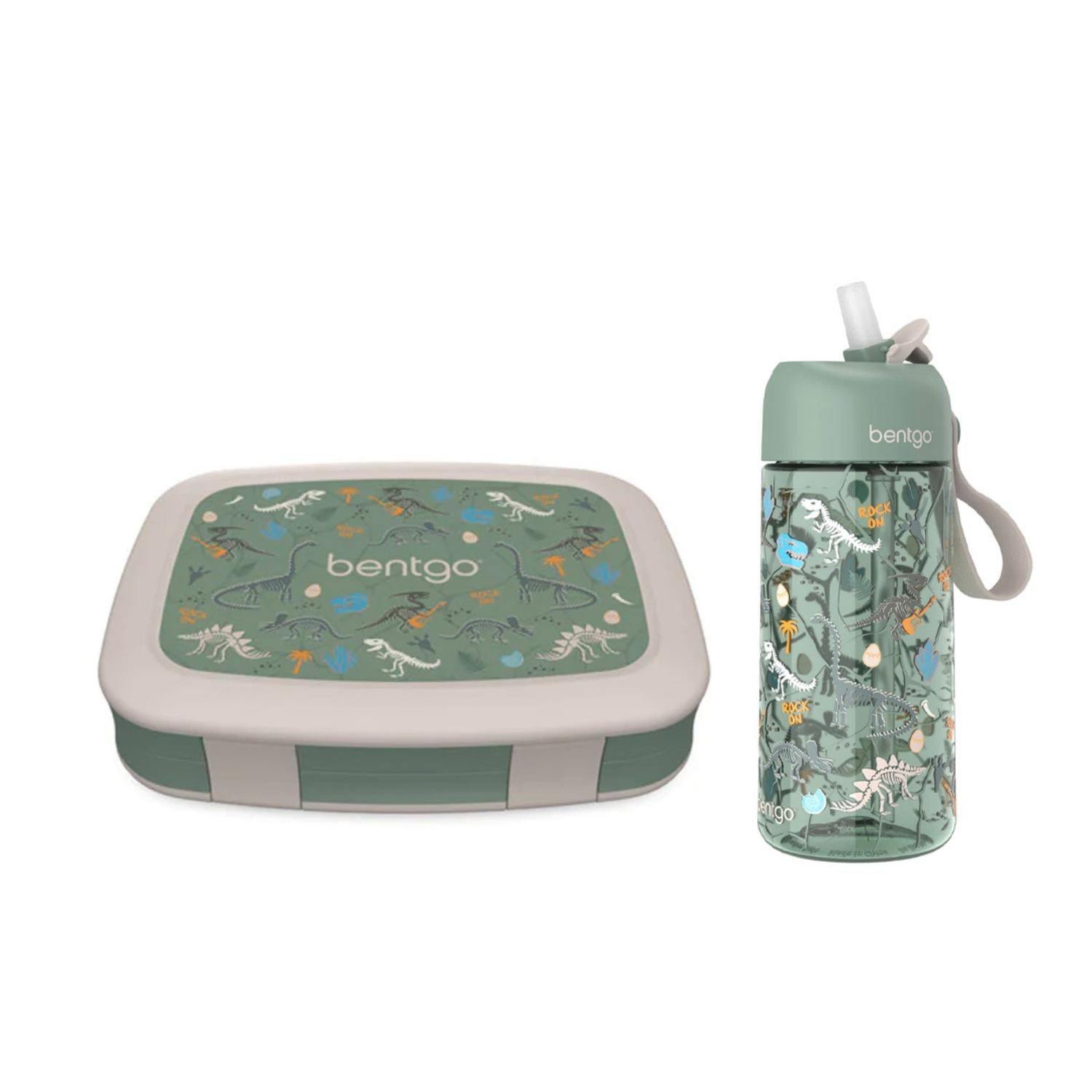 SET TOMATODO Y LONCHERA BENTGO KIDS - FOSILES DE DINOSAURIO - 2