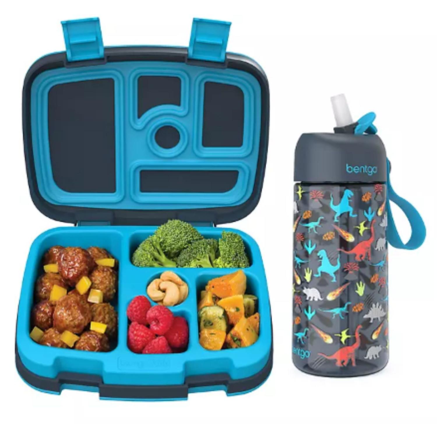 SET TOMATODO Y LONCHERA BENTGO KIDS - DINOSAURIOS - 1