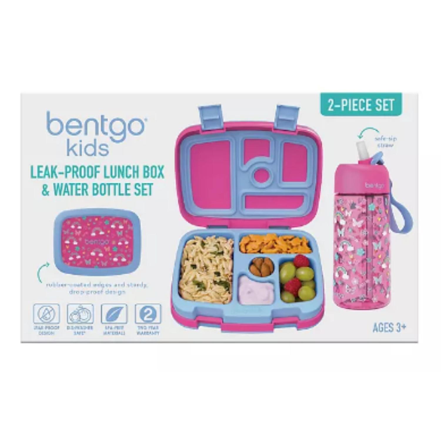 SET TOMATODO Y LONCHERA BENTGO KIDS - ARCOIRIS Y MARIPOSAS - 5