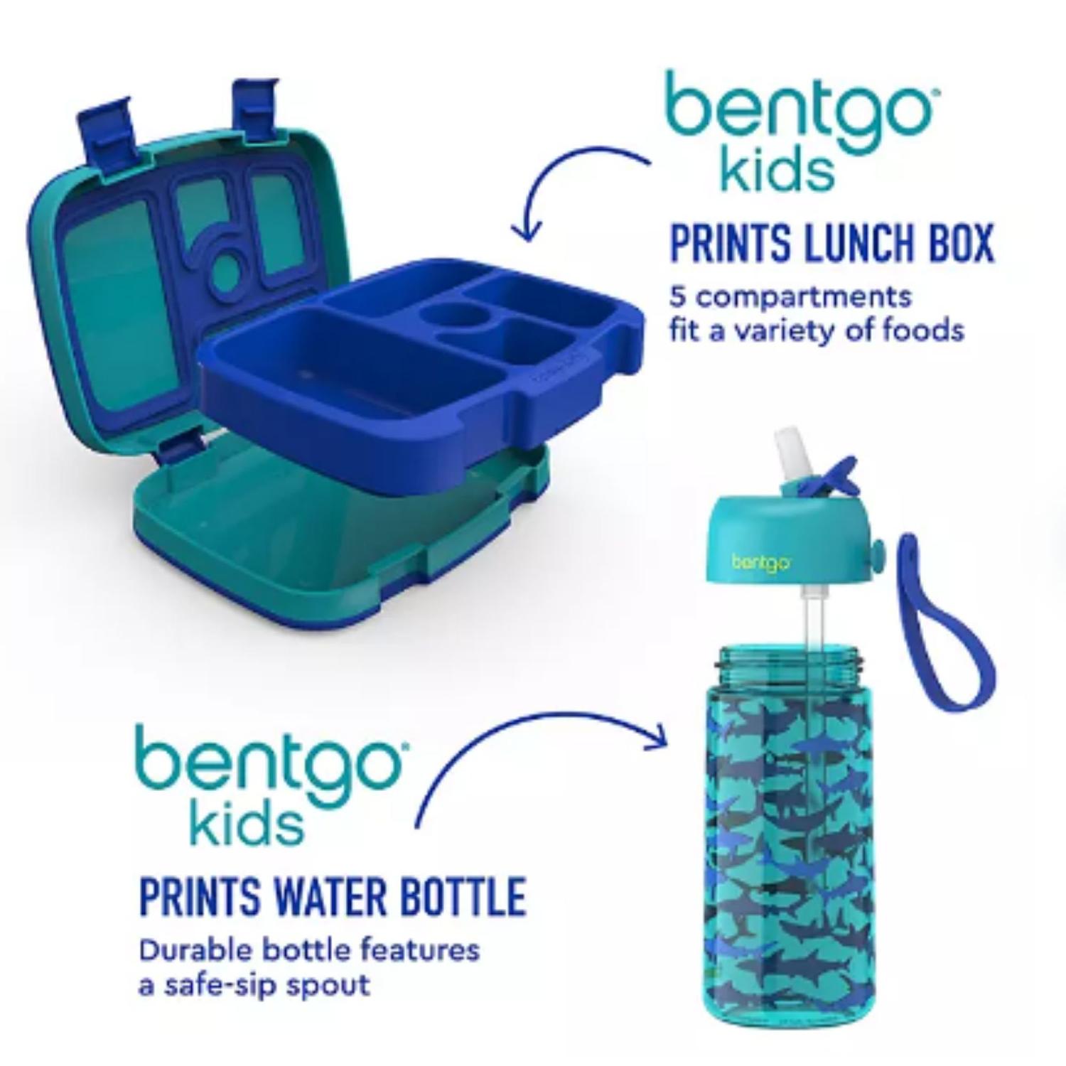SET TOMATODO Y LONCHERA BENTGO KIDS - TIBURONES - 3