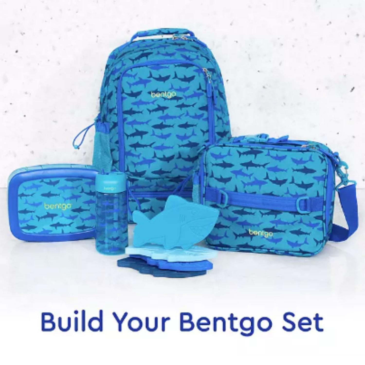 SET TOMATODO Y LONCHERA BENTGO KIDS - TIBURONES - 6