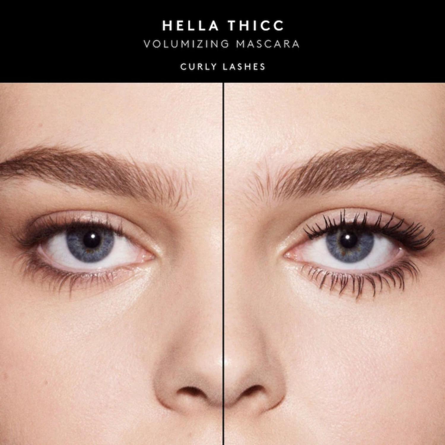 MINI MASCARA PESTAÑAS VOLUMINIZADORA HELLA THICC FENTY BEAUTY - CUZ IM BLACK - 3