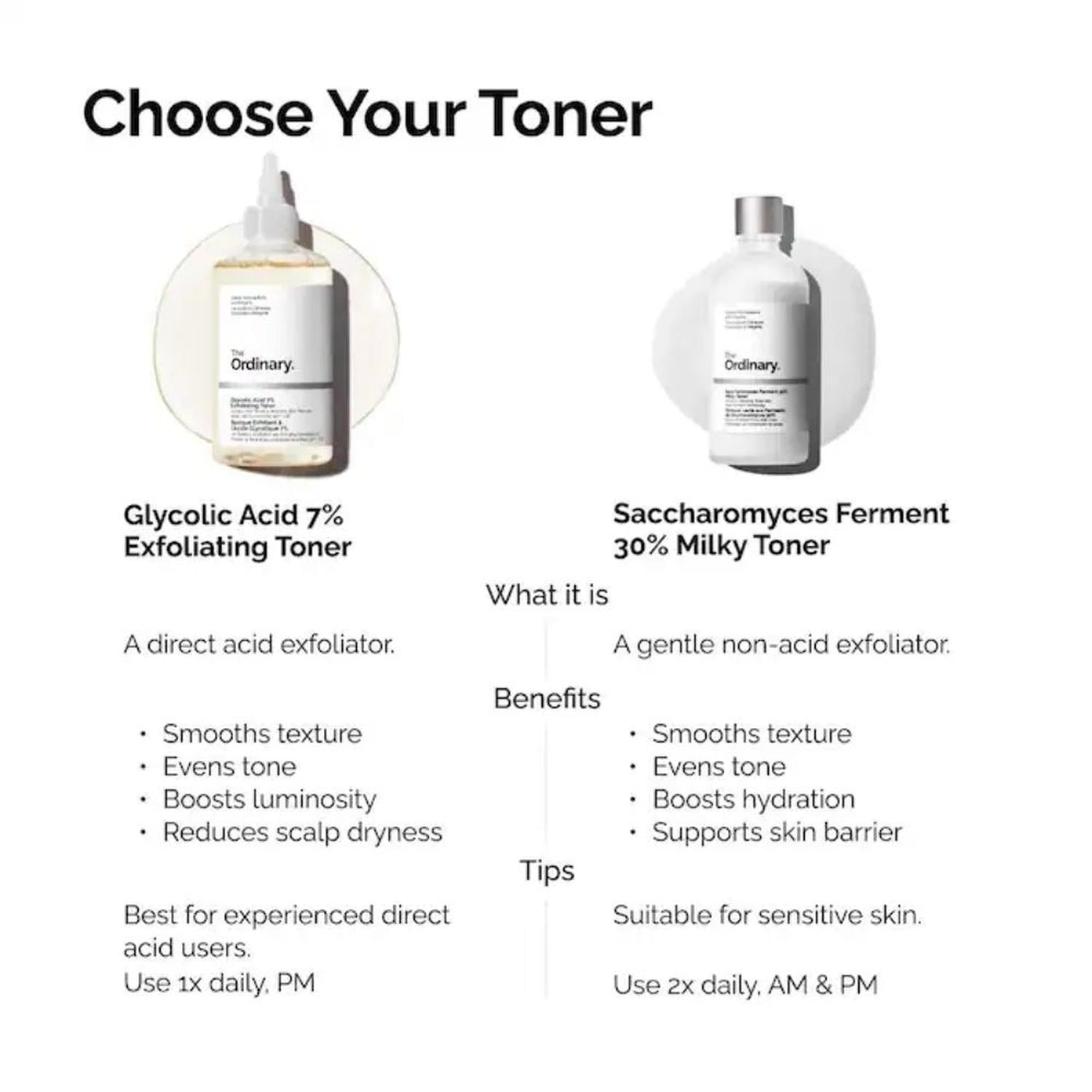 SET ACIDO GLICOLICO AL 7% THE ORDINARY - 240ML Y 100 ML - 4