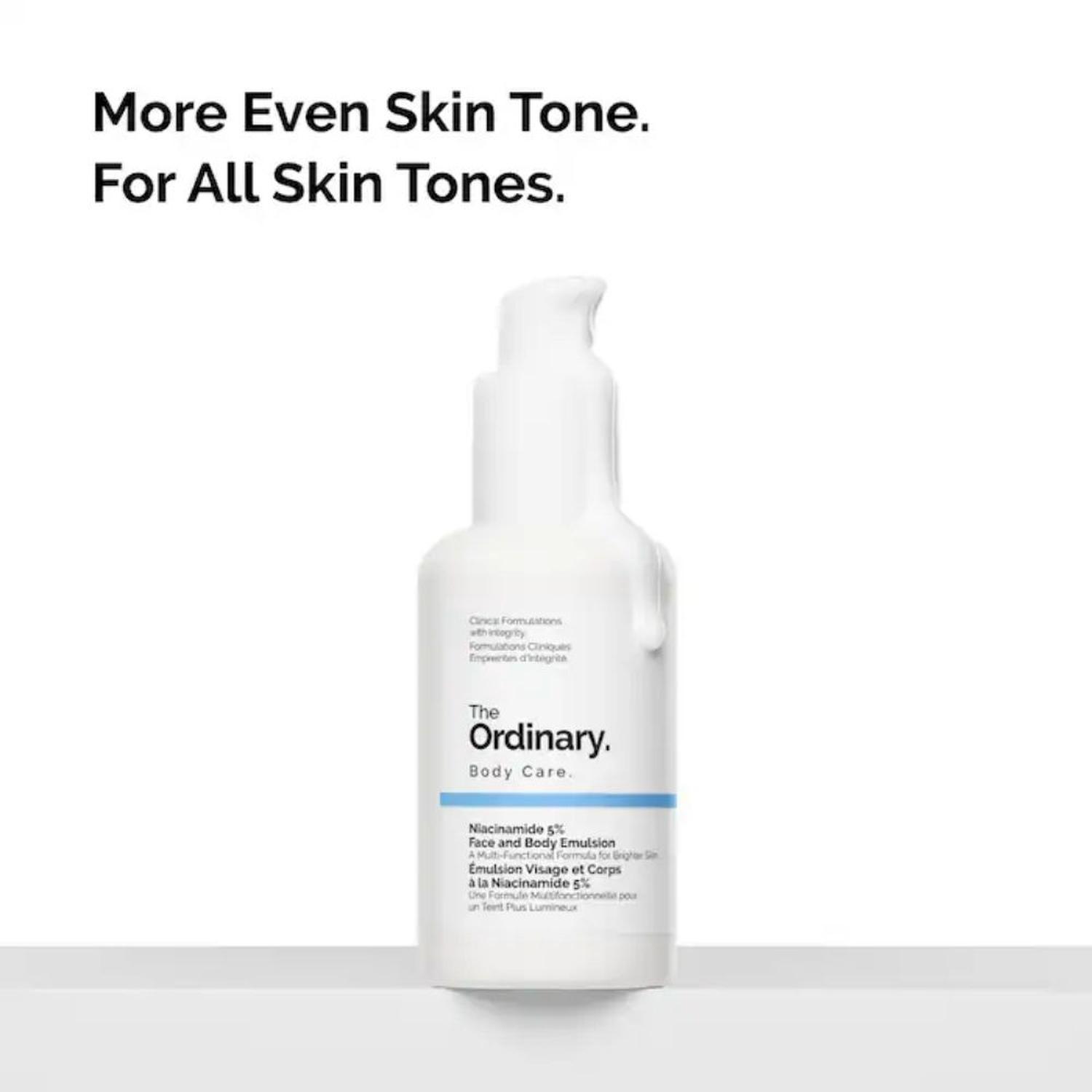 EMULSIÓN FACIAL Y CORPORAL CON NIACINAMIDA AL 5 % THE ORDINARY PARA MANCHAS OSCURAS Y TONO DESIGUAL - 6