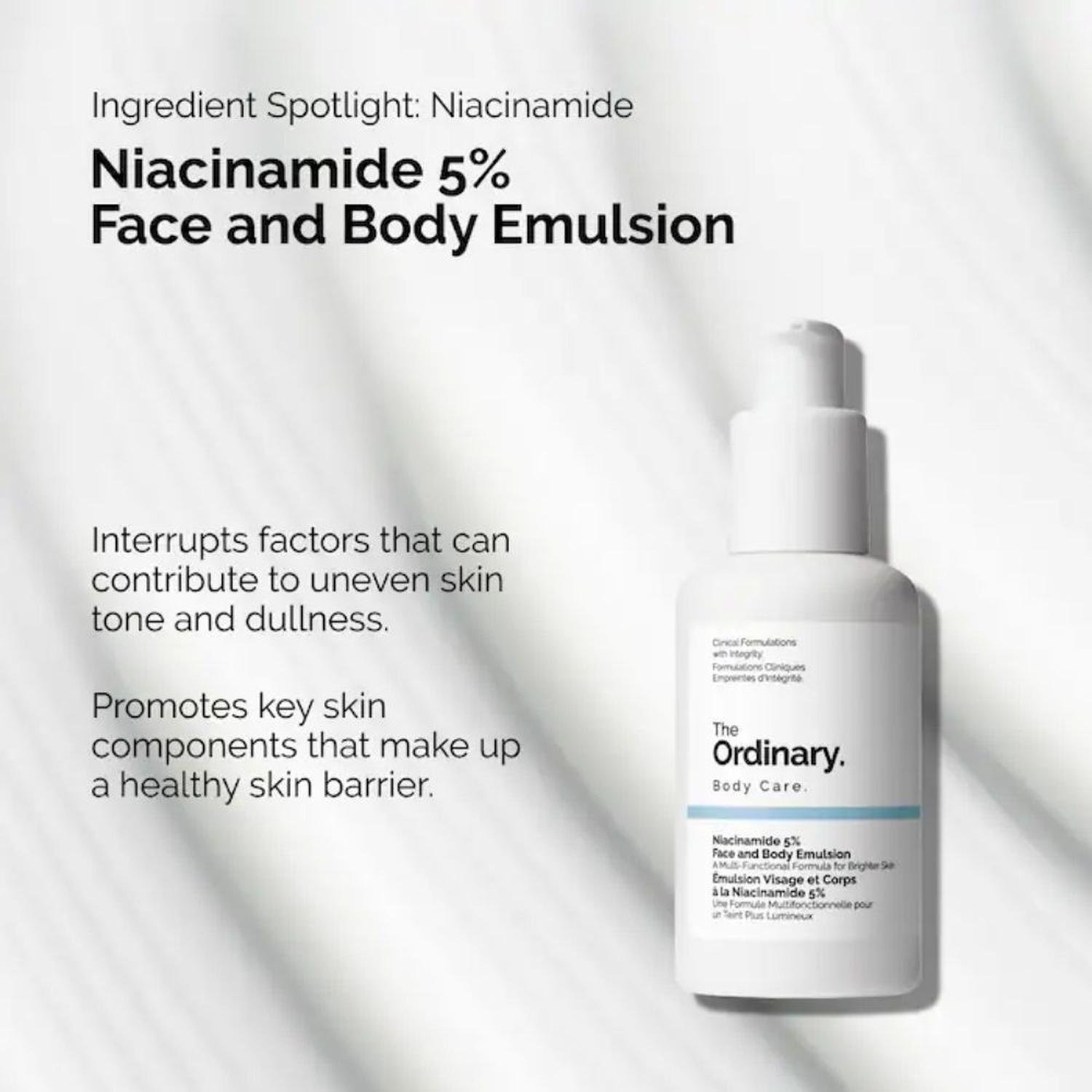 EMULSIÓN FACIAL Y CORPORAL CON NIACINAMIDA AL 5 % THE ORDINARY PARA MANCHAS OSCURAS Y TONO DESIGUAL - 7