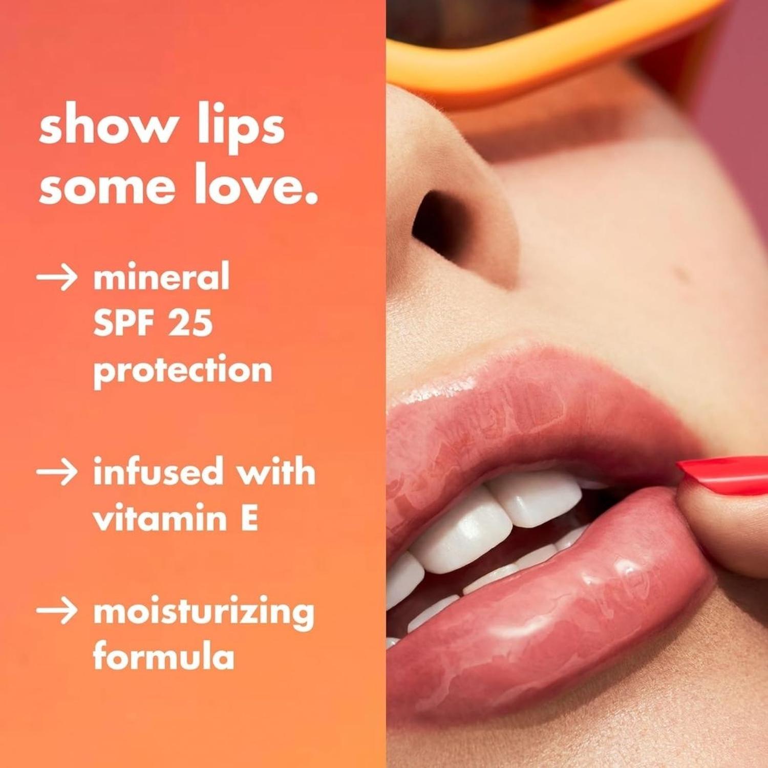 LABIAL GLOSS E.L.F. SUN BOSS SPF 25 - MALVA - 3