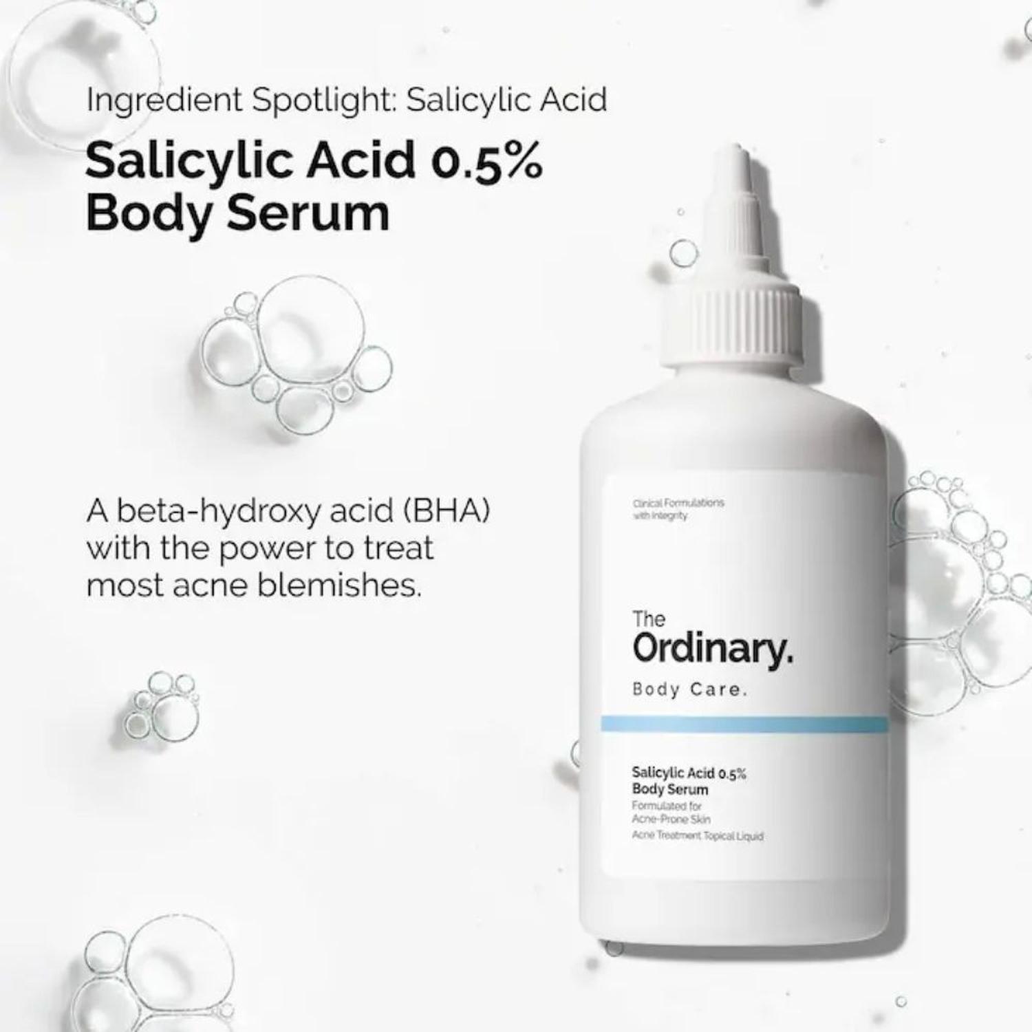 SÉRUM CORPORAL EXFOLIANTE THE ORDINARY CON ÁCIDO SALICÍLICO AL 0,5 % PARA EL ACNÉ - 240 ML - 6
