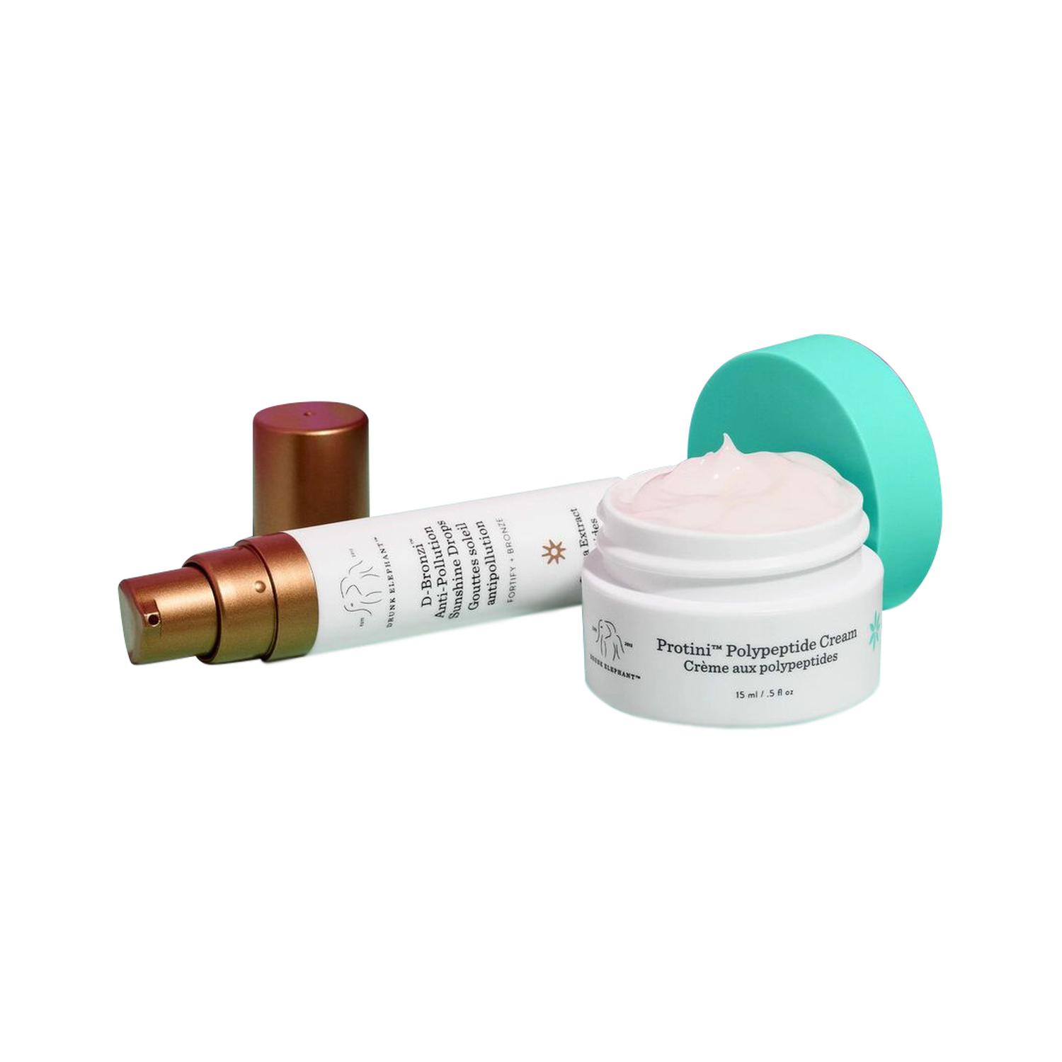 SET DRUNK ELEPHANT A DAY IN THE SUN HUMECTANTE 15ML + BRONCEADOR 8 ML - 4