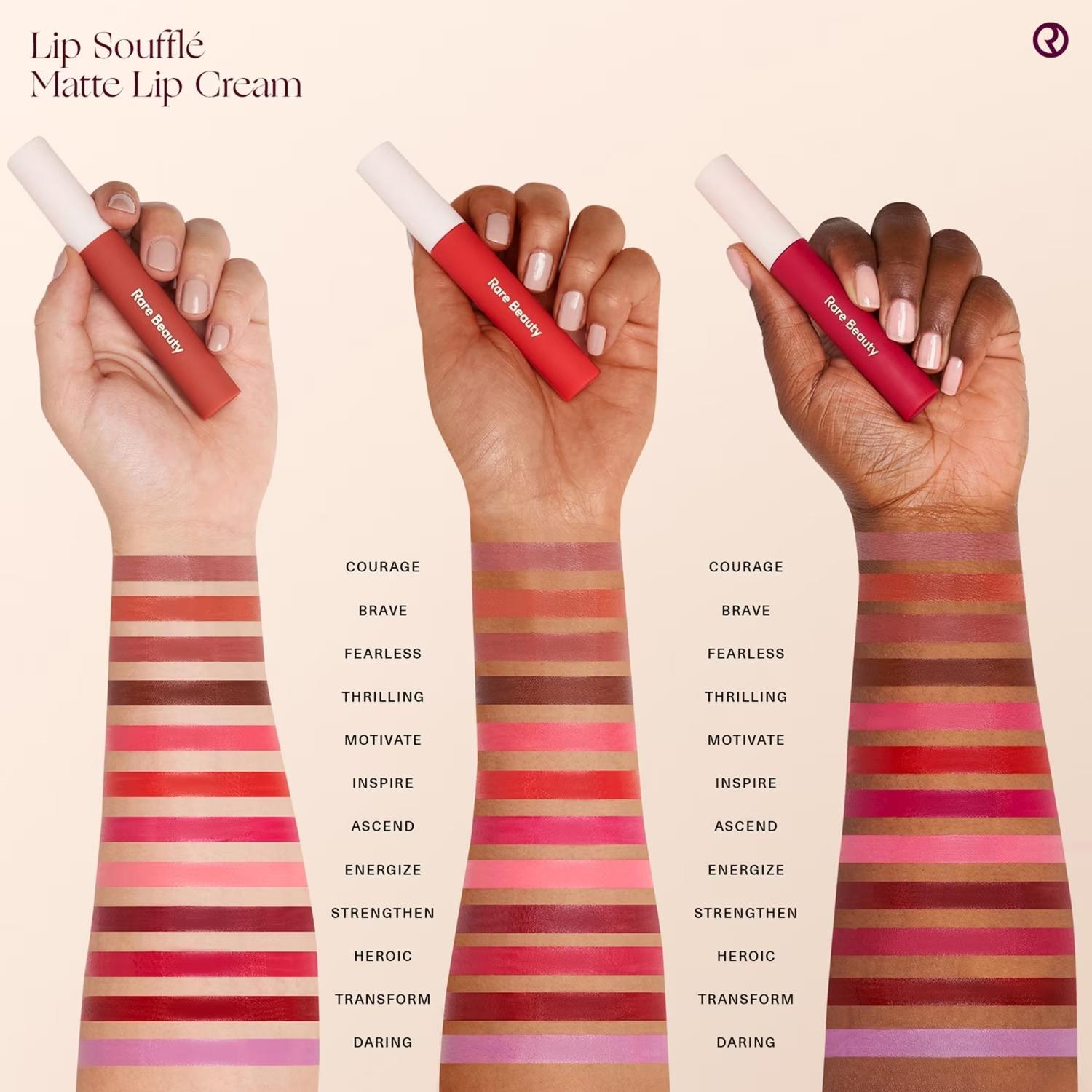 LABIAL LIP SOUFFLE MATTE CREAM RARE BEAUTY - FEARLESS - 2