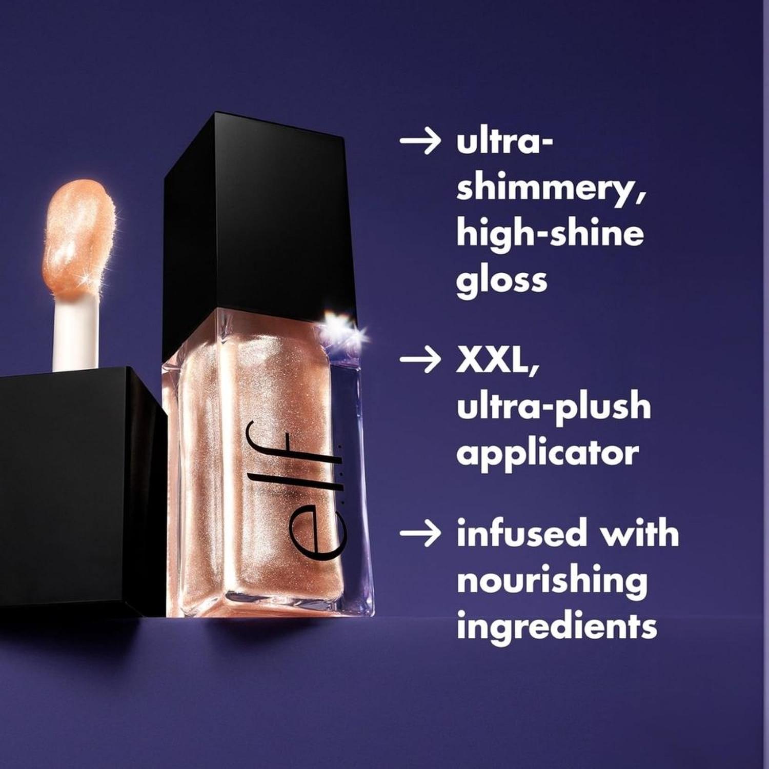 ACEITE LABIAL E.L.F. GLOW REVIVER - CITRINE GLEAM - 4
