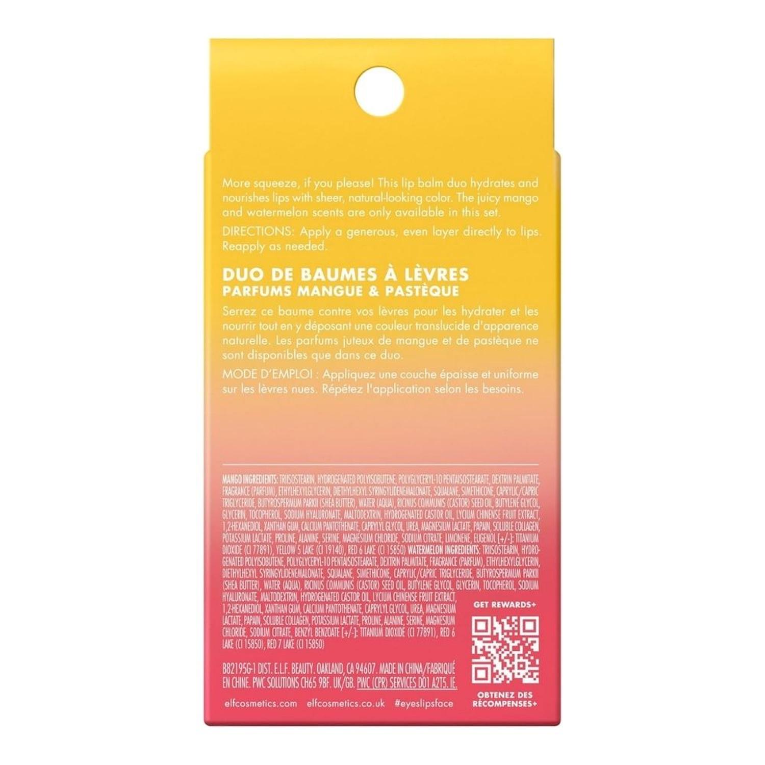 LABIAL LIP BALM DUO E.L.F. SQUEEZE ME MORE - 5
