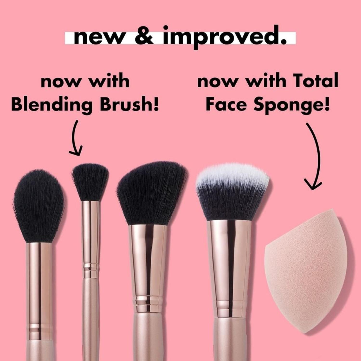 SET DE BROCHAS Y ESPONJAS E.L.F. COMPLEXION ESSENTIALS - 3
