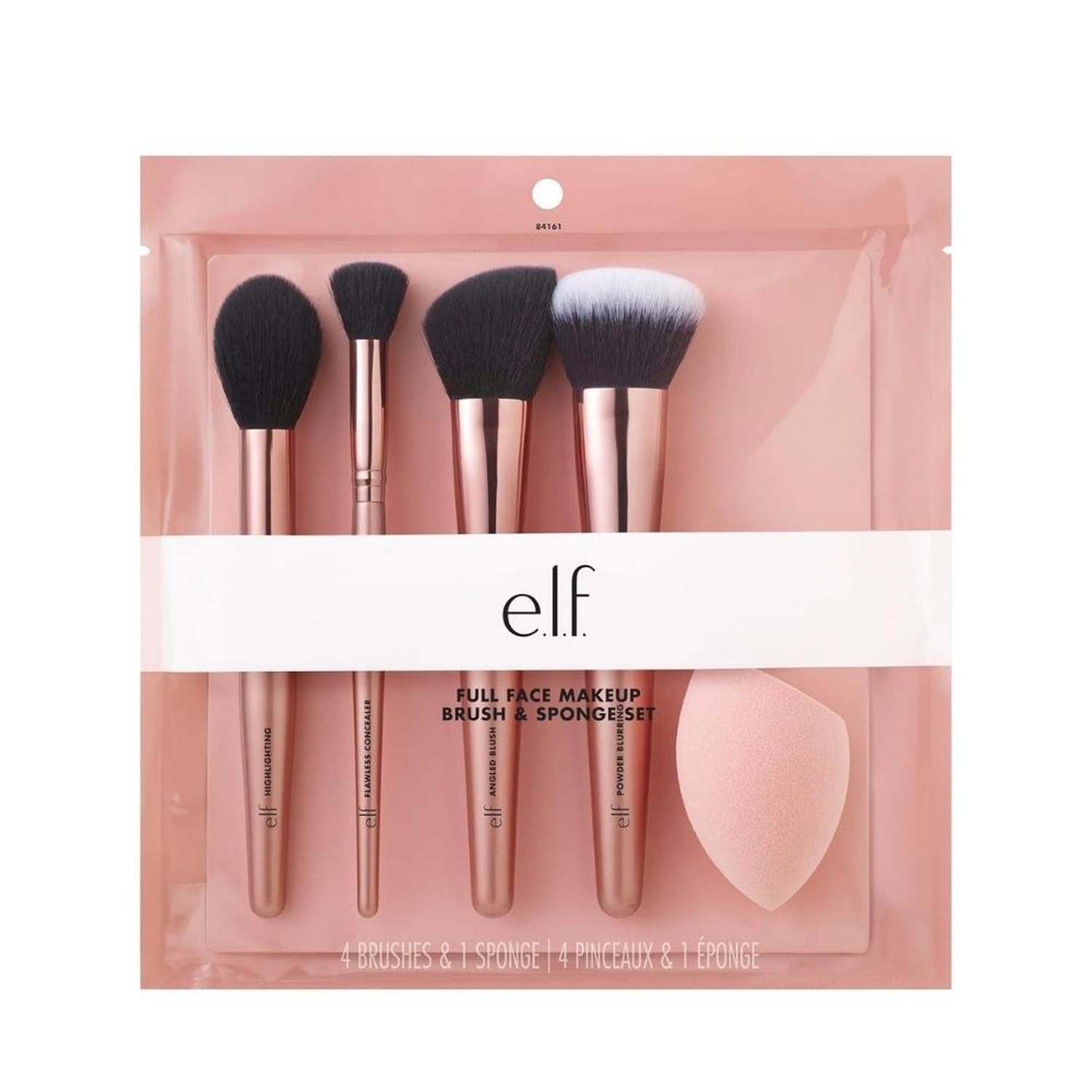 SET DE BROCHAS Y ESPONJAS E.L.F. COMPLEXION ESSENTIALS - 5