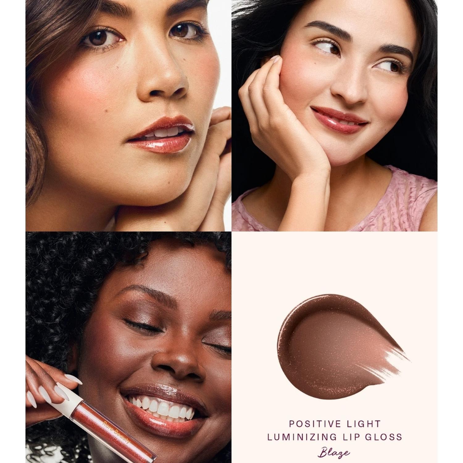 LIP GLOSS RARE BEAUTY POSITIVE LIGHT LUMINIZING - BLAZE - 4