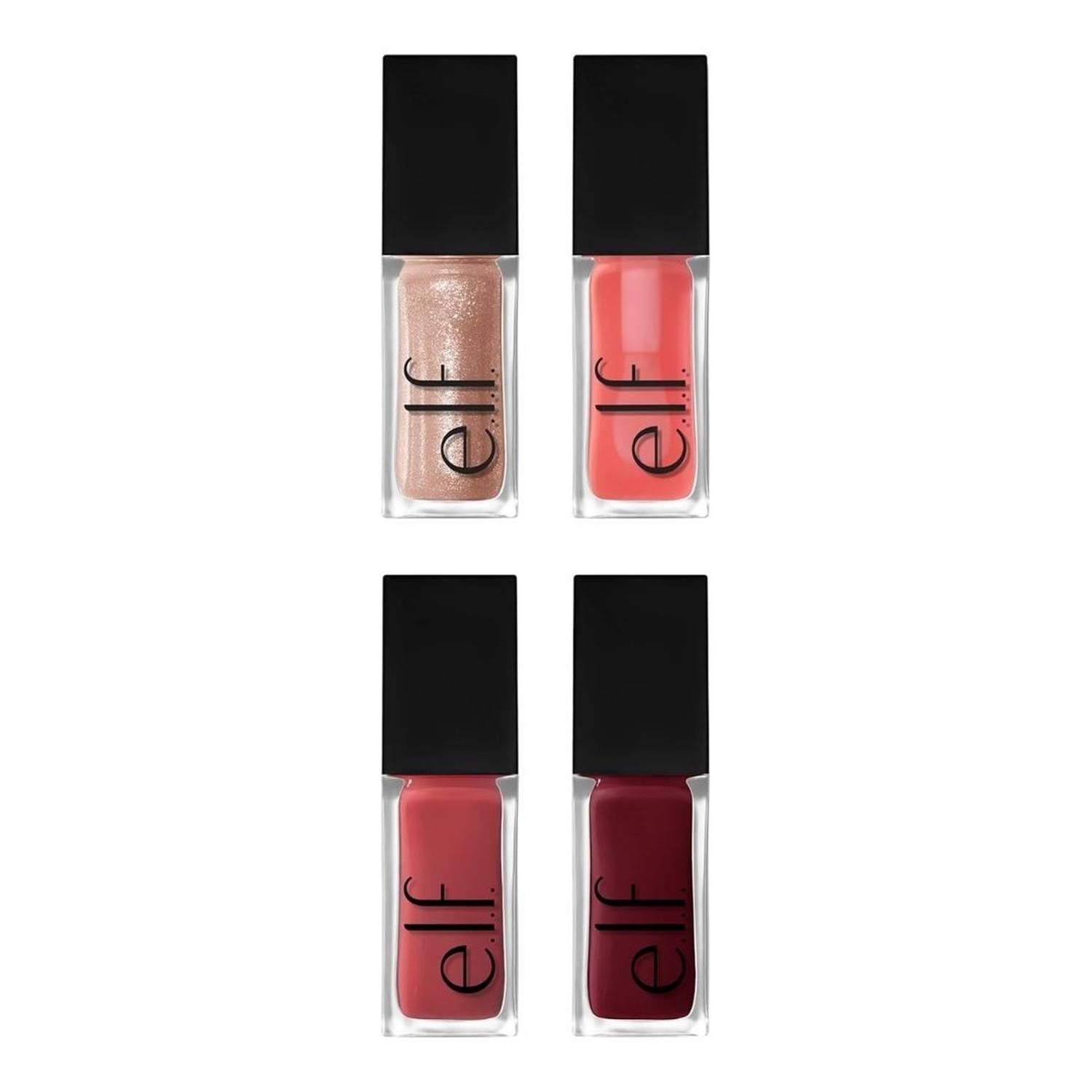KIT ACEITE LABIAL E.L.F. GLOW REVIVER QUAD GOALS - 4 UND - 3