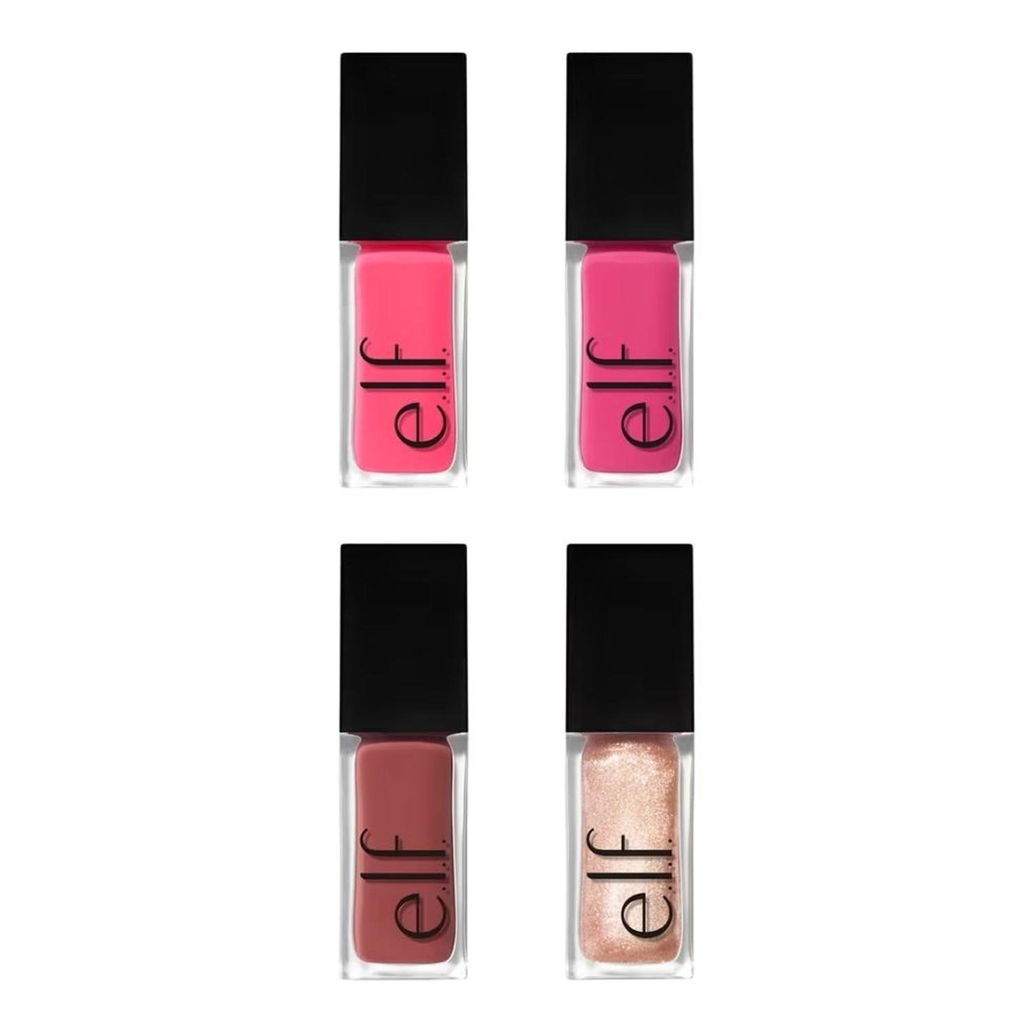 KIT ACEITE LABIAL E.L.F. GLOW REVIVER PLUMPINK - 4 UND - 3