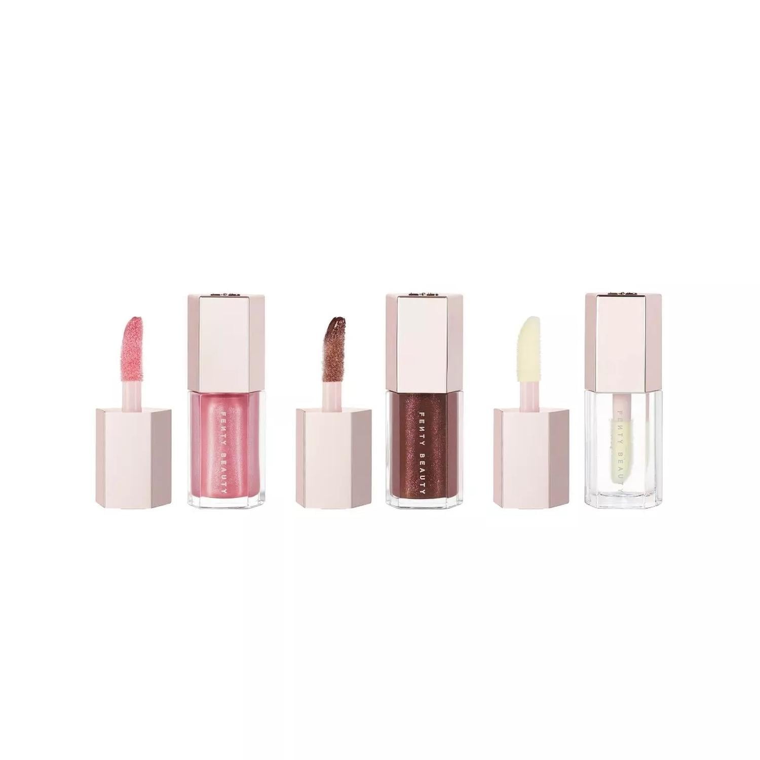 TRIO MINI LABIAL GLOSS BOMB LIP LUMINIZER DE FENTY BEAUTY BY RIHANNA - 0.18 FL OZ/3 PIEZAS - 1