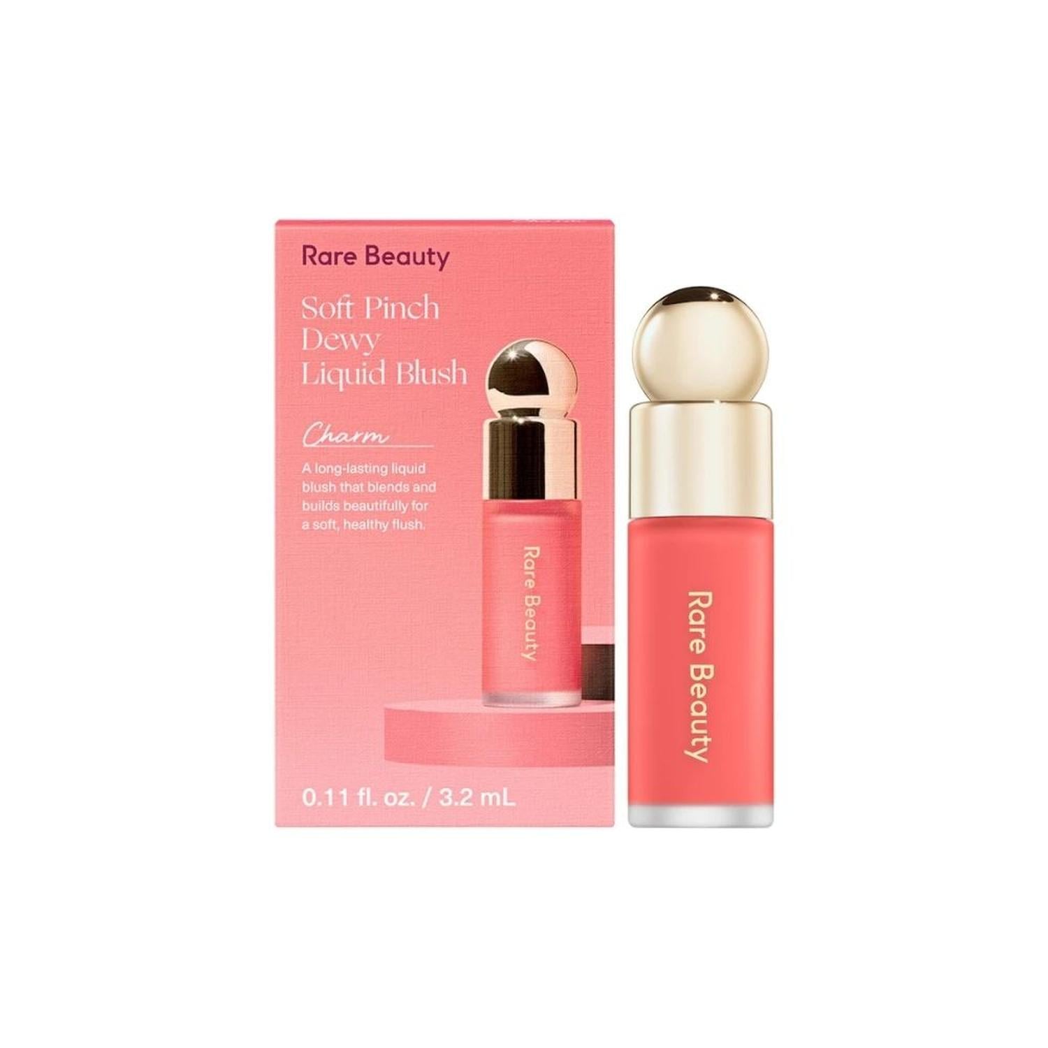 MINI RUBOR LÍQUIDO RARE BEAUTY SOFT PINCH 3.2ML - CHARM - 1