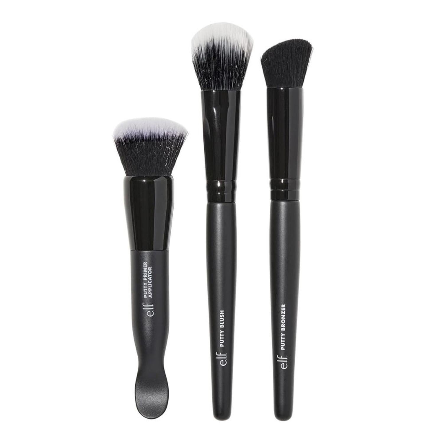 SET PINCELES PARA MAQUILLAJE DE MASILLA E.L.F. PUTTY TOOLS TRIO - 3