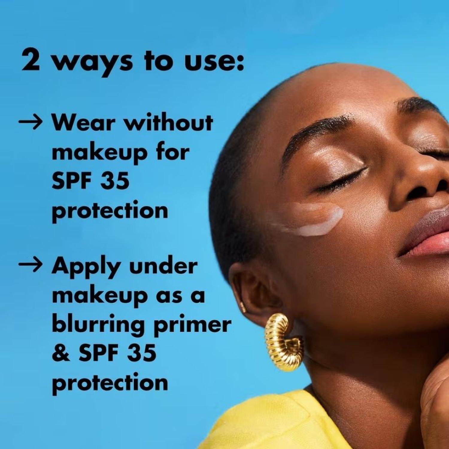 PROTECTOR SOLAR INVISIBLE Y PRIMER E.L.F. COSMECTICS SUNTOUCHABLE FPS 35 - 50 ML - 5