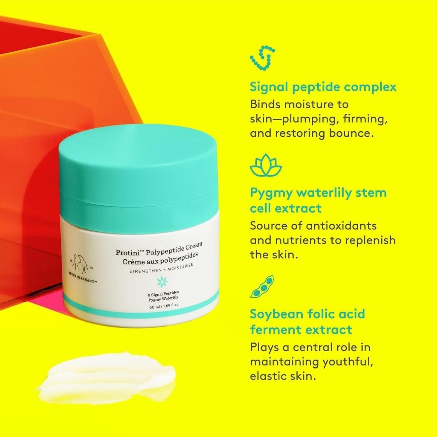 CREMA HIDRATANTE FACIAL DRUNK ELEPHANT PROTINI POLYPEPTIDE 15 ML - 4