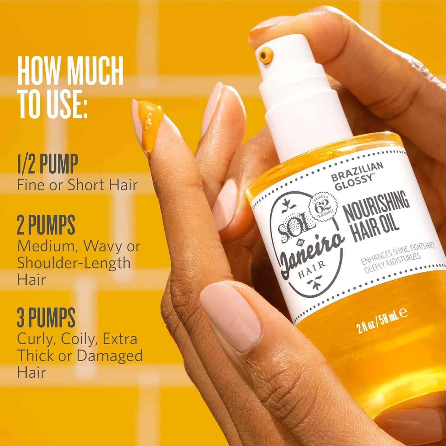 ACEITE ANTIFRIZZ PARA EL CABELLO SOL DE JANEIRO CHEIROSA 62 - 5
