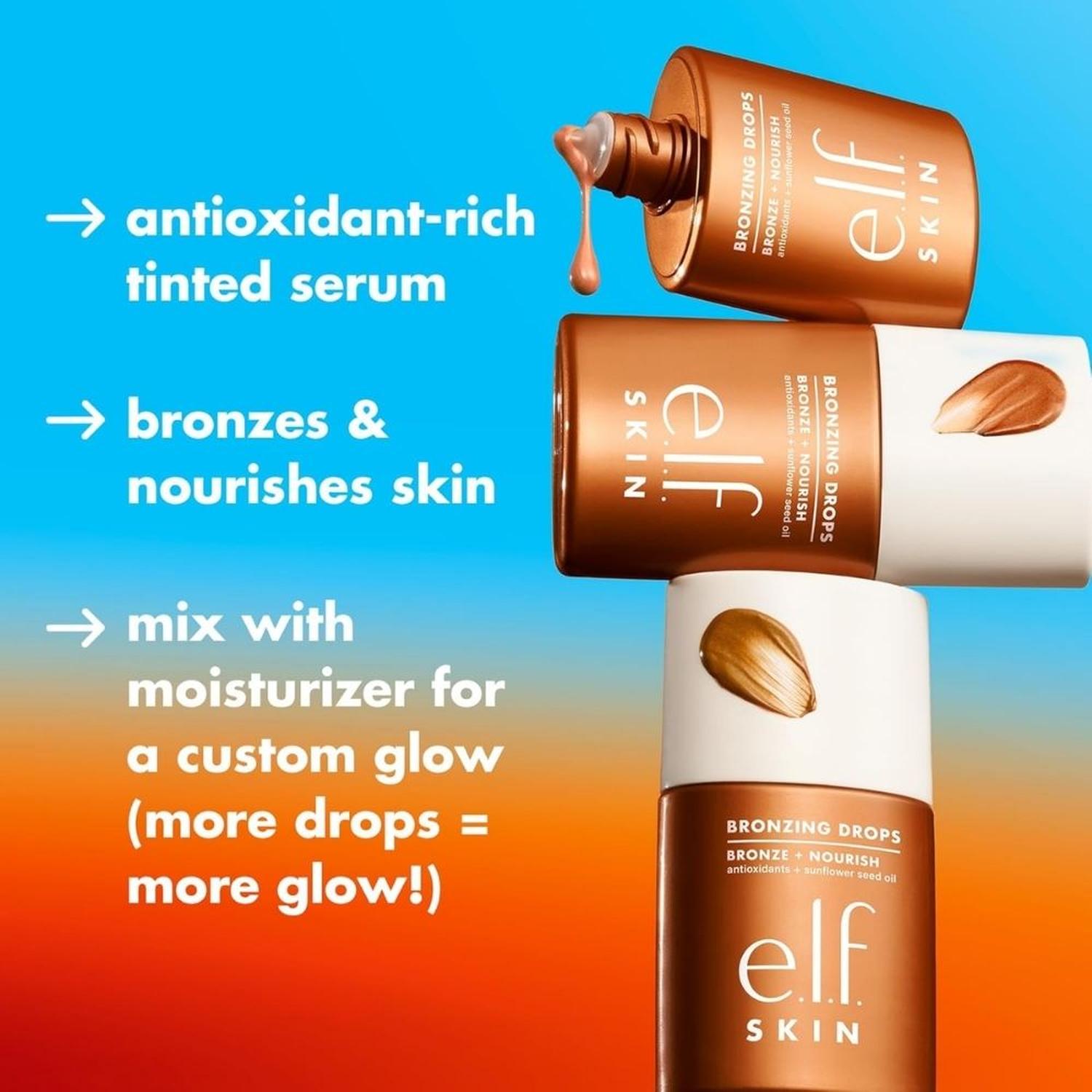 BRONCEADOR LIQUIDO E.L.F. SKIN BRONZING DROPS - COPPER GOLD - 3