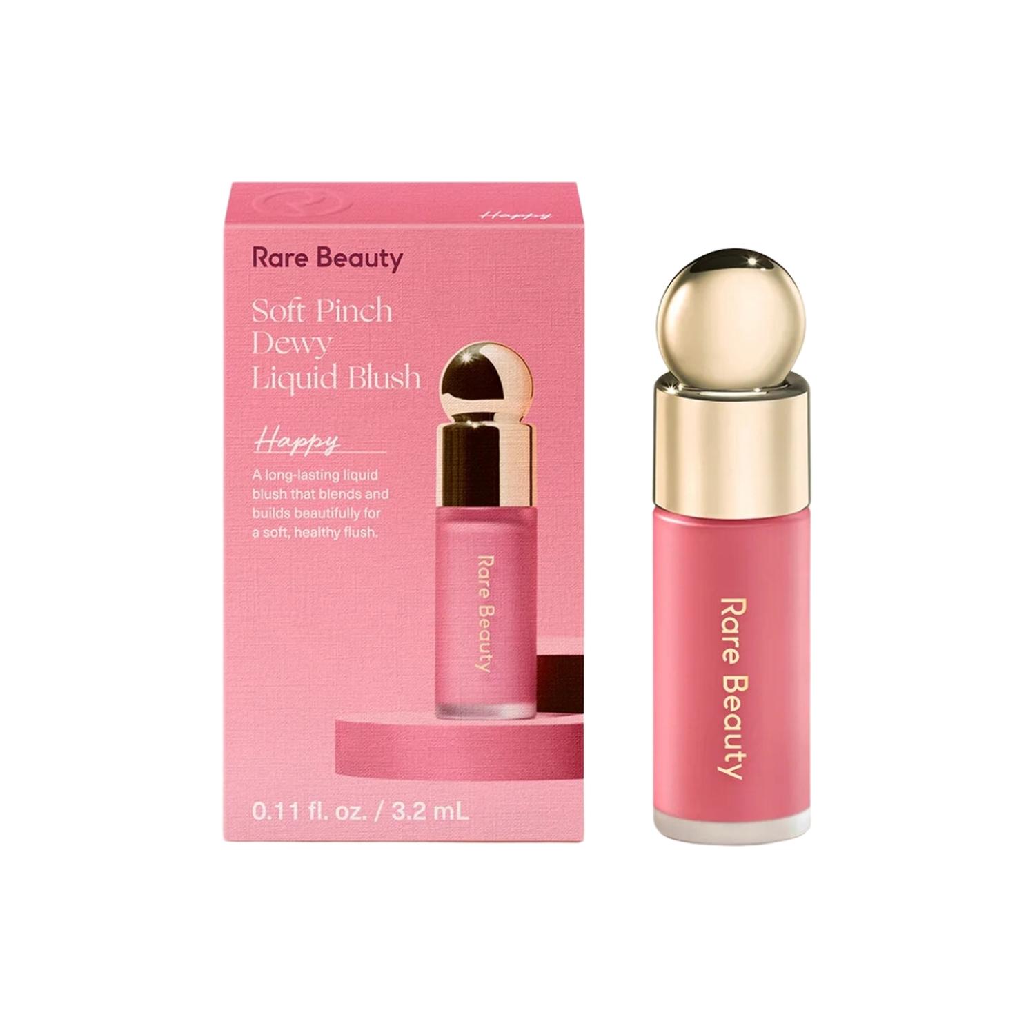 MINI RUBOR LÍQUIDO RARE BEAUTY SOFT PINCH 3.2ML - HAPPY - 1