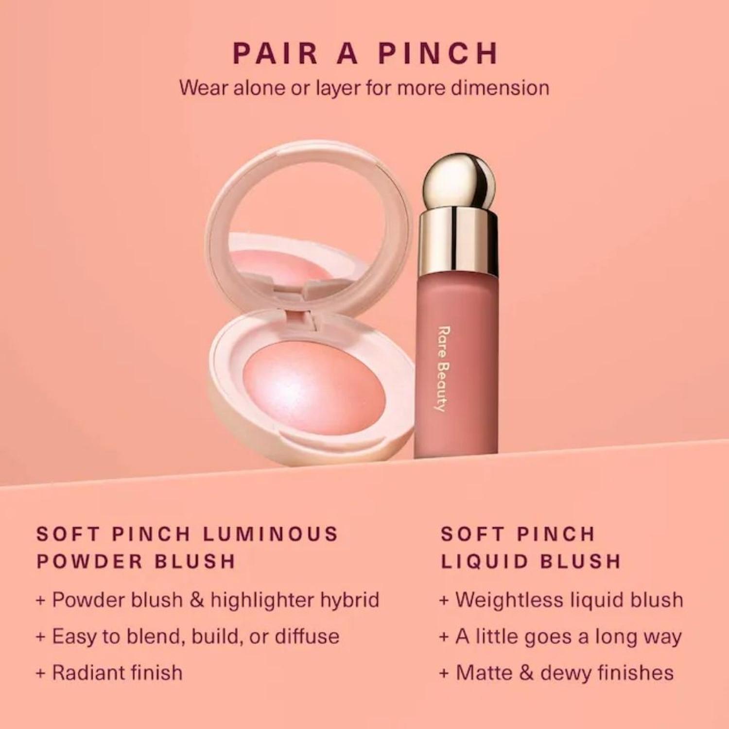 RUBOR LÍQUIDO RARE BEAUTY SOFT PINCH - LUCKY - 5